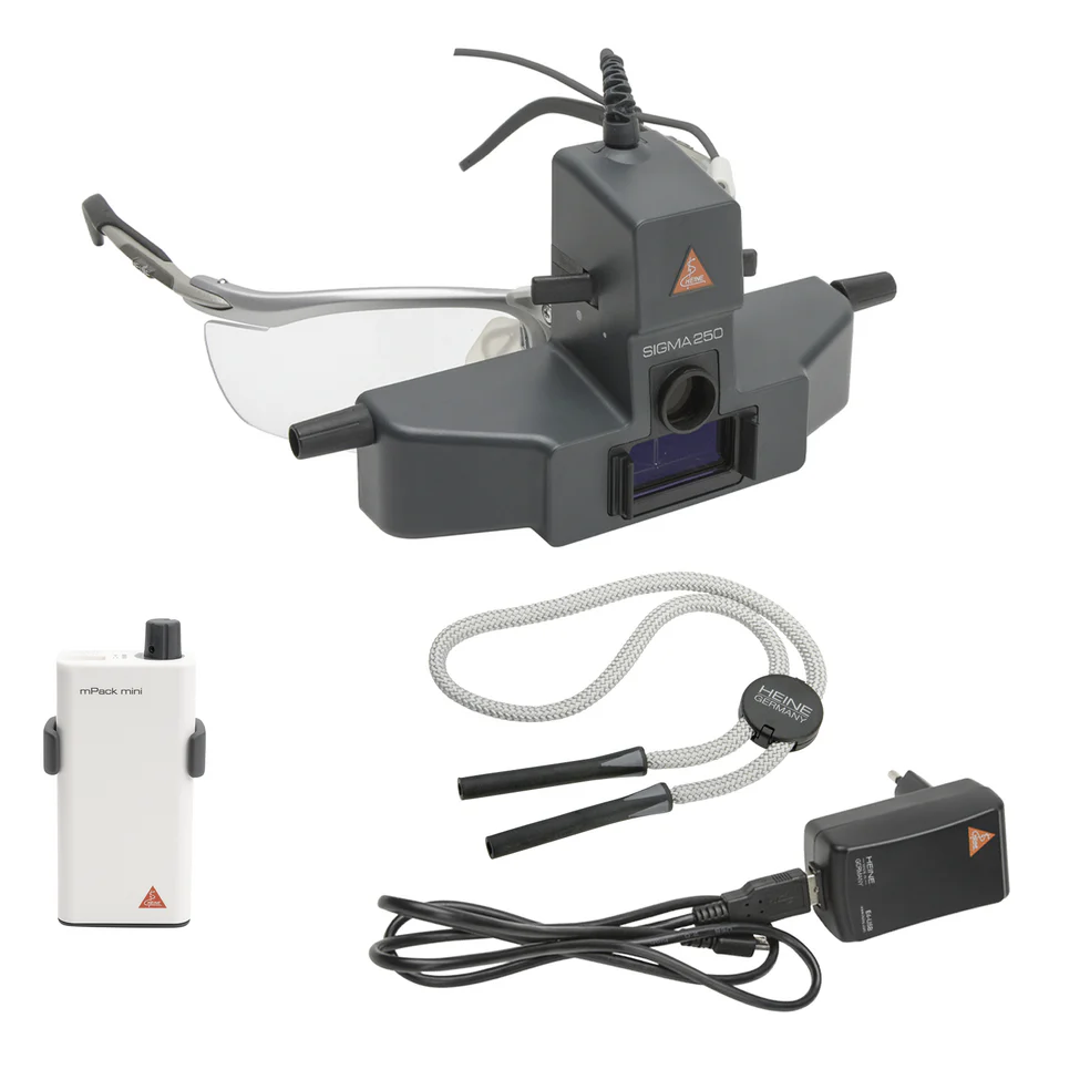 HEINE Sigma 250 Binocular Indirect Ophthalmoscope Set - Image 2