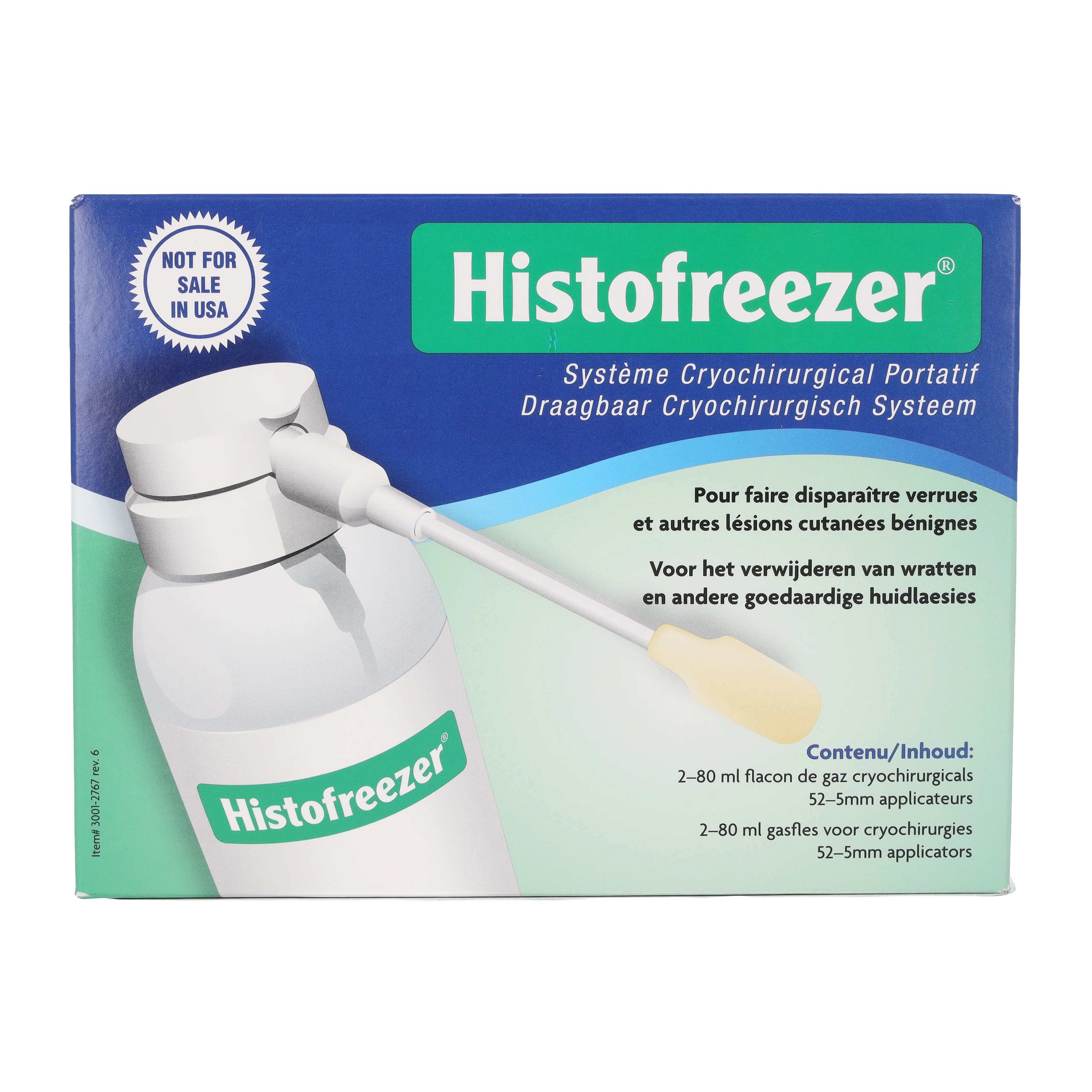 Histofreezer Portable Cryosurgical System - 5mm x 52 Standard Applicators - 2 x 80ml Bottles - Image 3