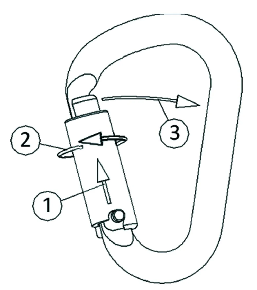 HMS SAFE LOCK carabiner - Image 2