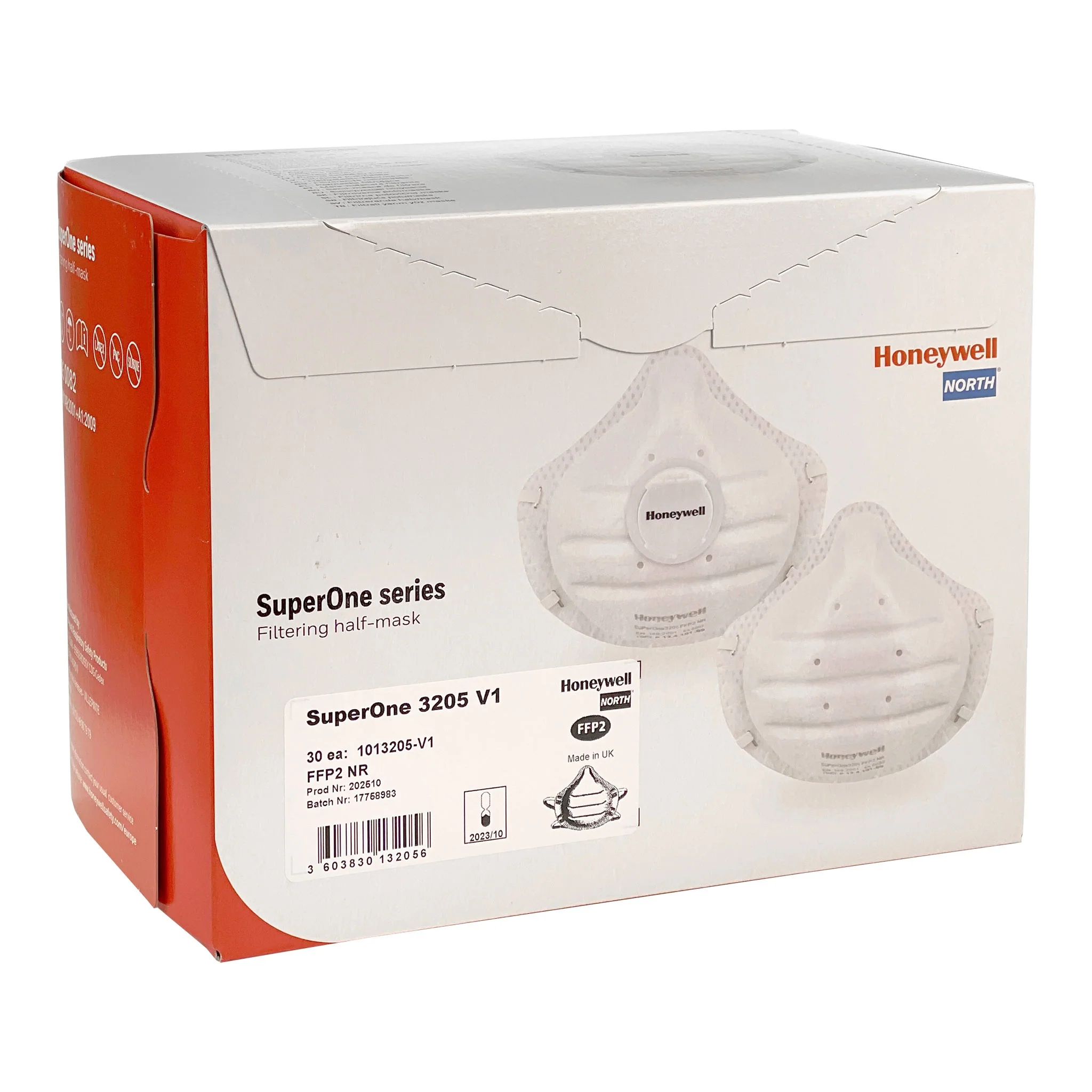 Honeywell FFP2 Face Masks - SuperOne 3205 Respirator - Box of 30 - Image 2