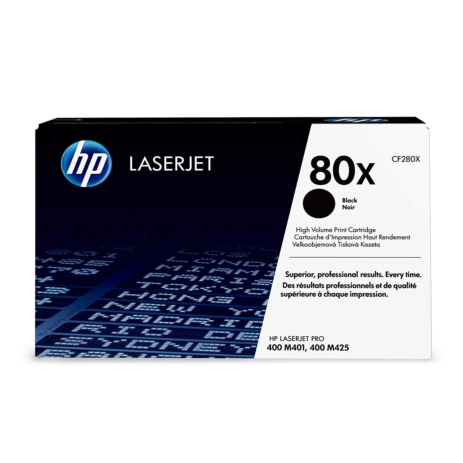 HP 80X Black High Yield Laserjet Toner Cartridge CF280X - Remanufactured