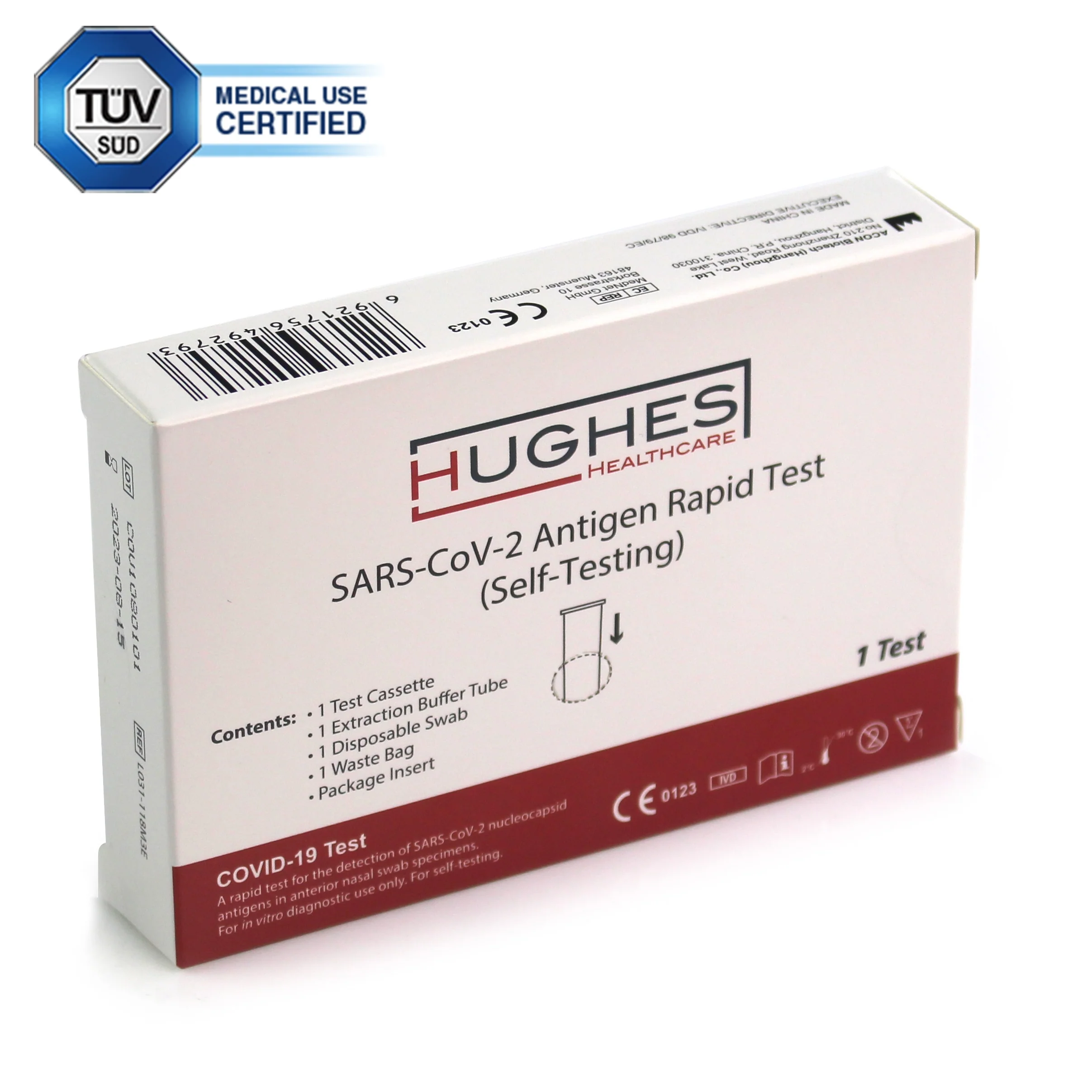 Hughes Healthcare COVID-19 Rapid Antigen Lateral Flow Test Kit x 1 - Image 11