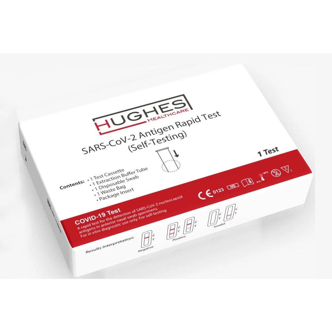 Hughes Healthcare COVID-19 Rapid Antigen Lateral Flow Test Kit x 1 - Image 6