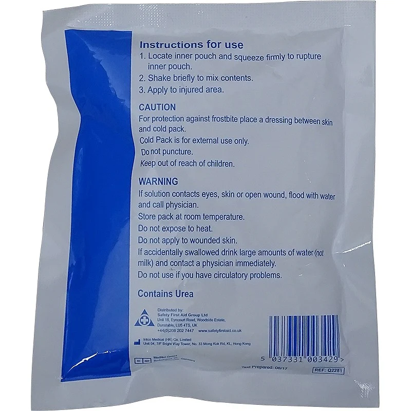 HypaCool Instant Cold Pack, Compact - 12.5 x 15cm - Single - Image 2