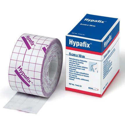 Hypafix Hypoallergenic Dressing Retention Tape -  5cm x 10m