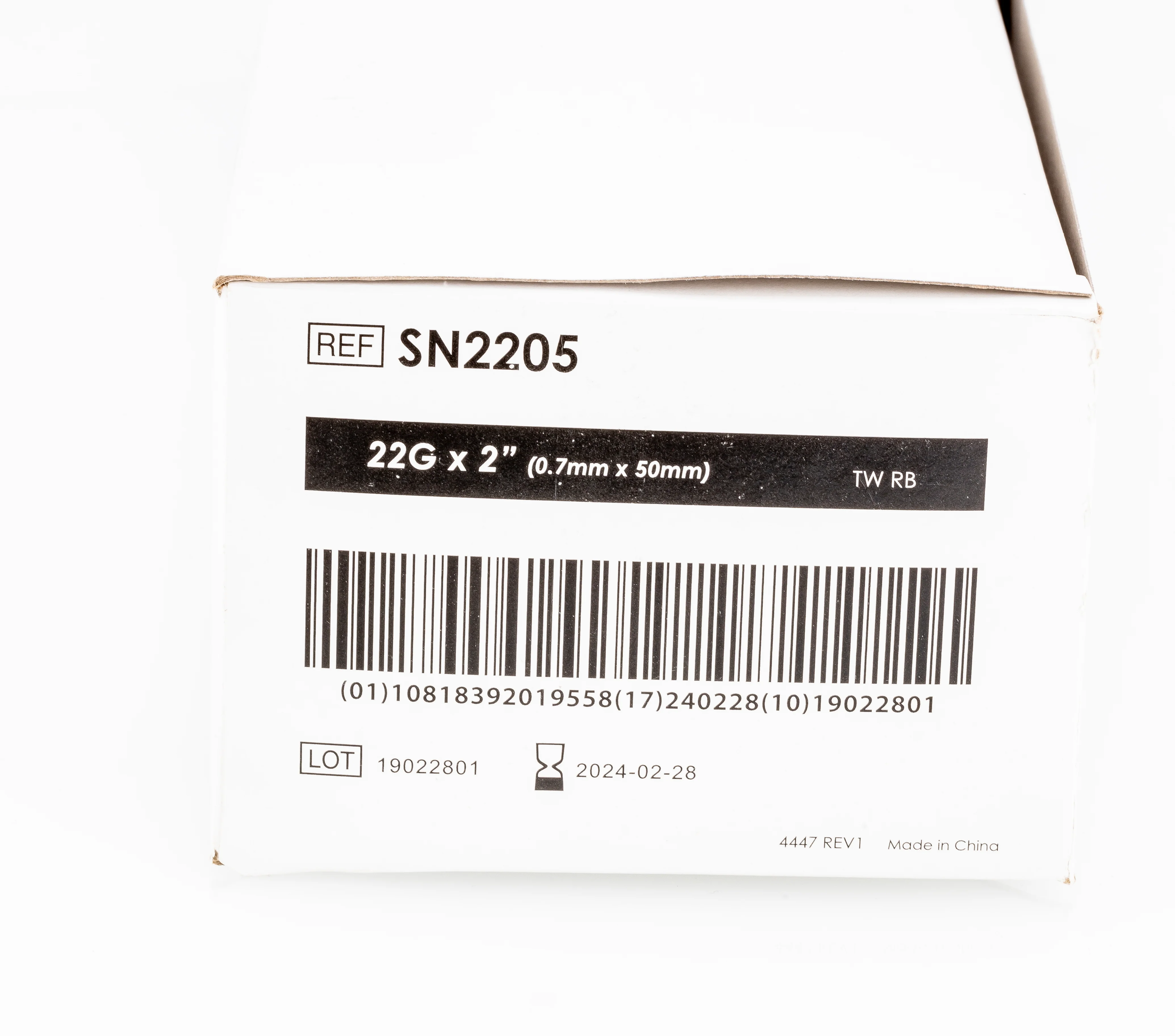 Hypodermic sol-Care Safety Needle 22G x 50mm - Box of 100 - Image 3