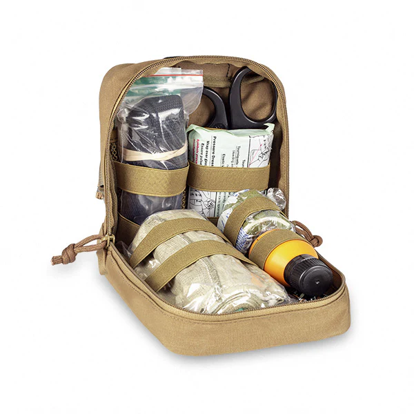 IFAK Basic Individual First Aid Kit Pack - Coyote Brown Polyamide - Image 2