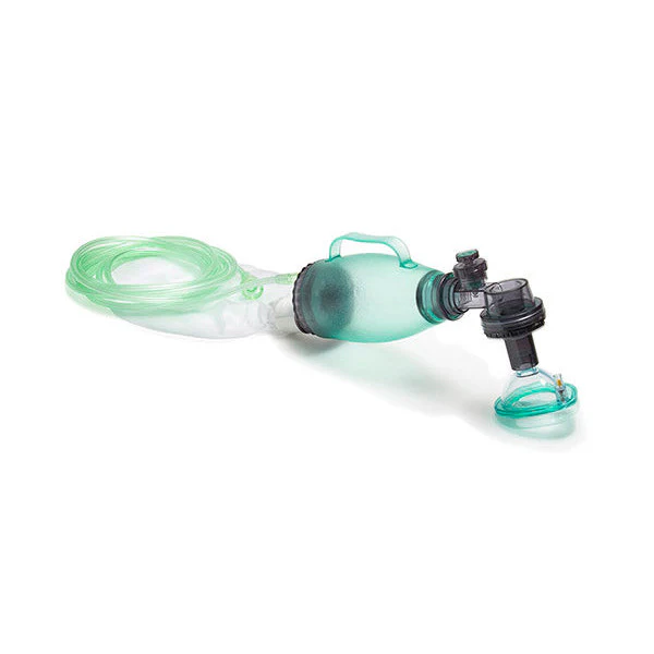 Infant BVM resus system, 280ml bag with pressure relief valve(40cm H20) size 1 mask - Single