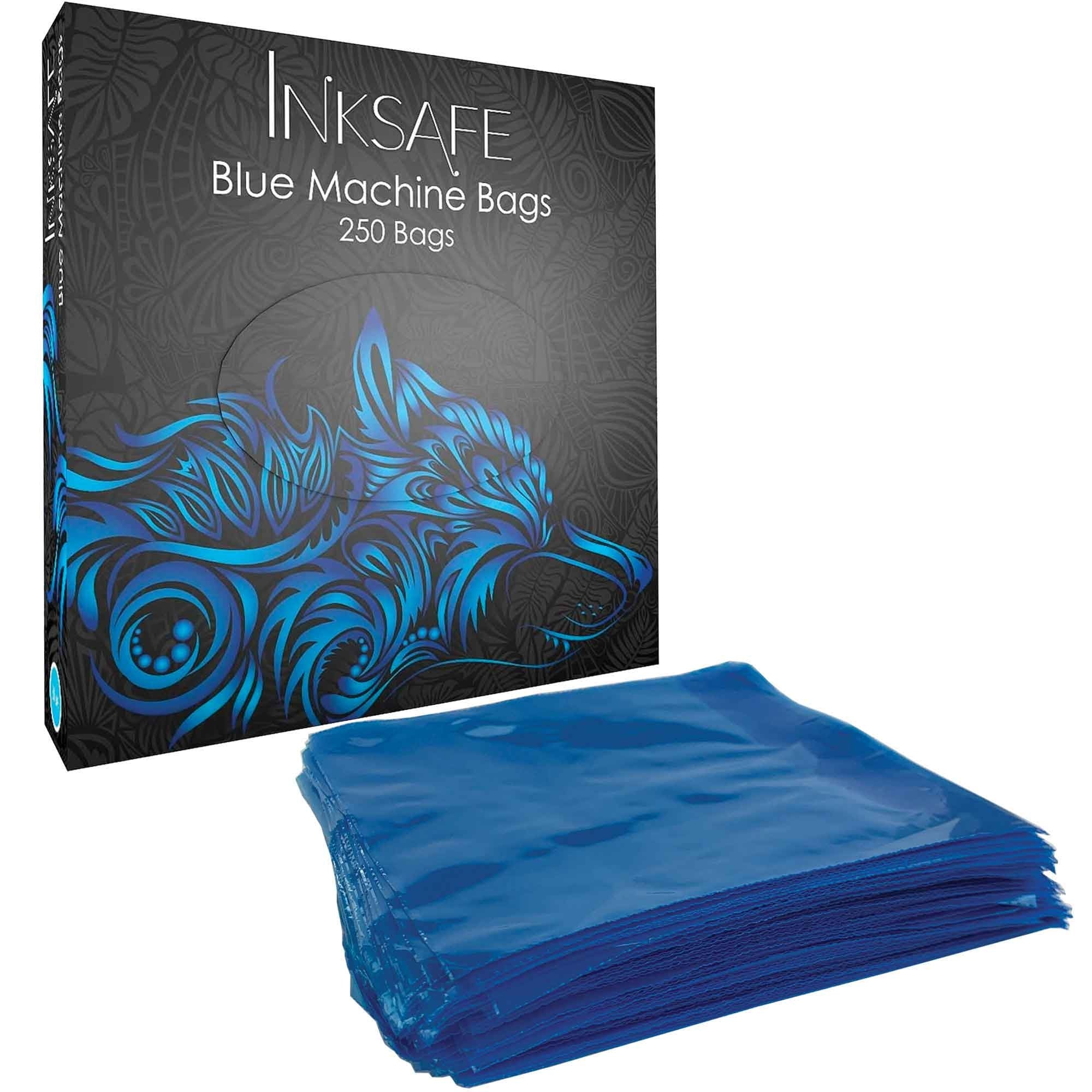Inksafe Machine Bags Blue- 250 Bags