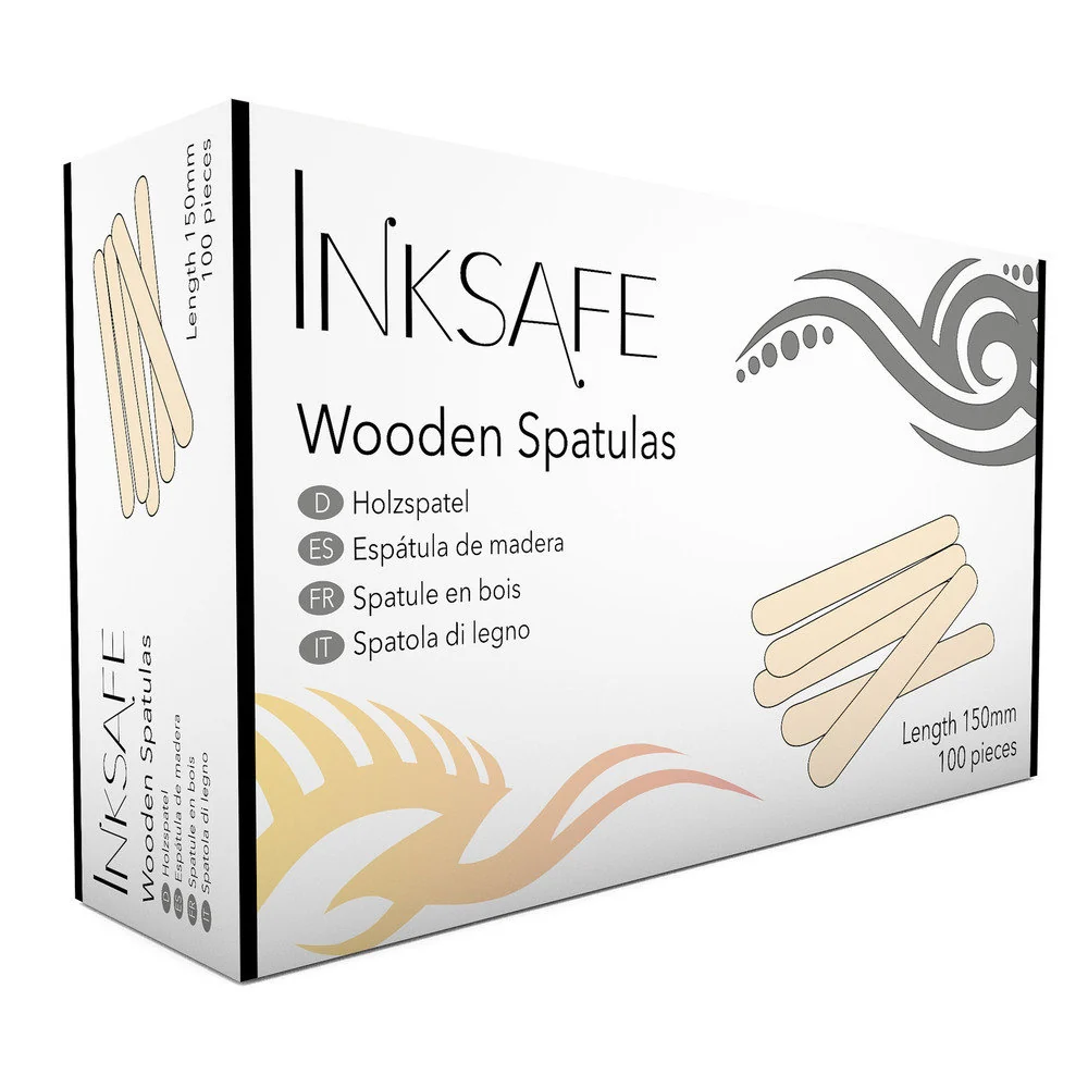 Inksafe Wooden Spatula - Pack of 100