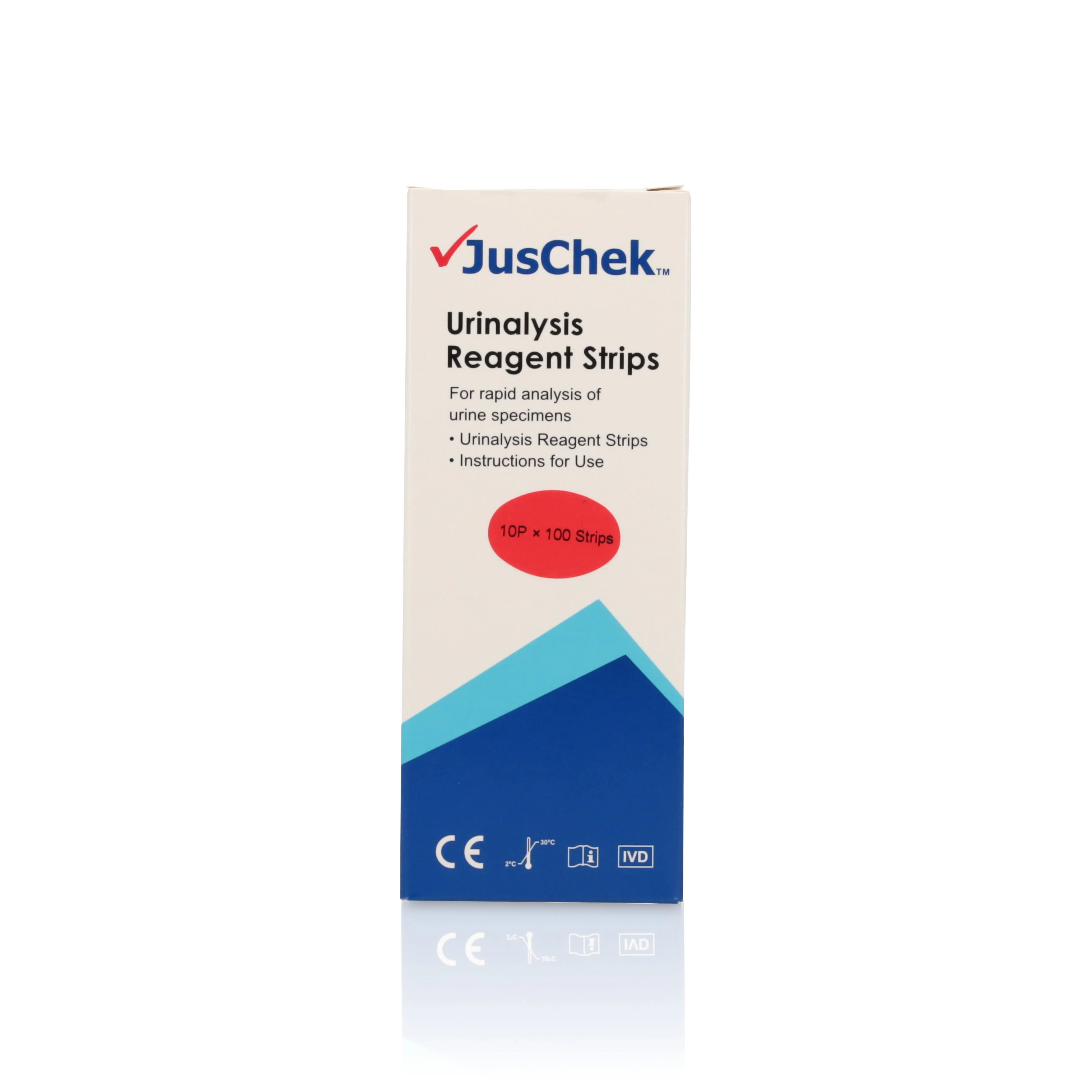 Juschek Urinalysis Strips - 10 Parameter (x100 Strips) - Image 2