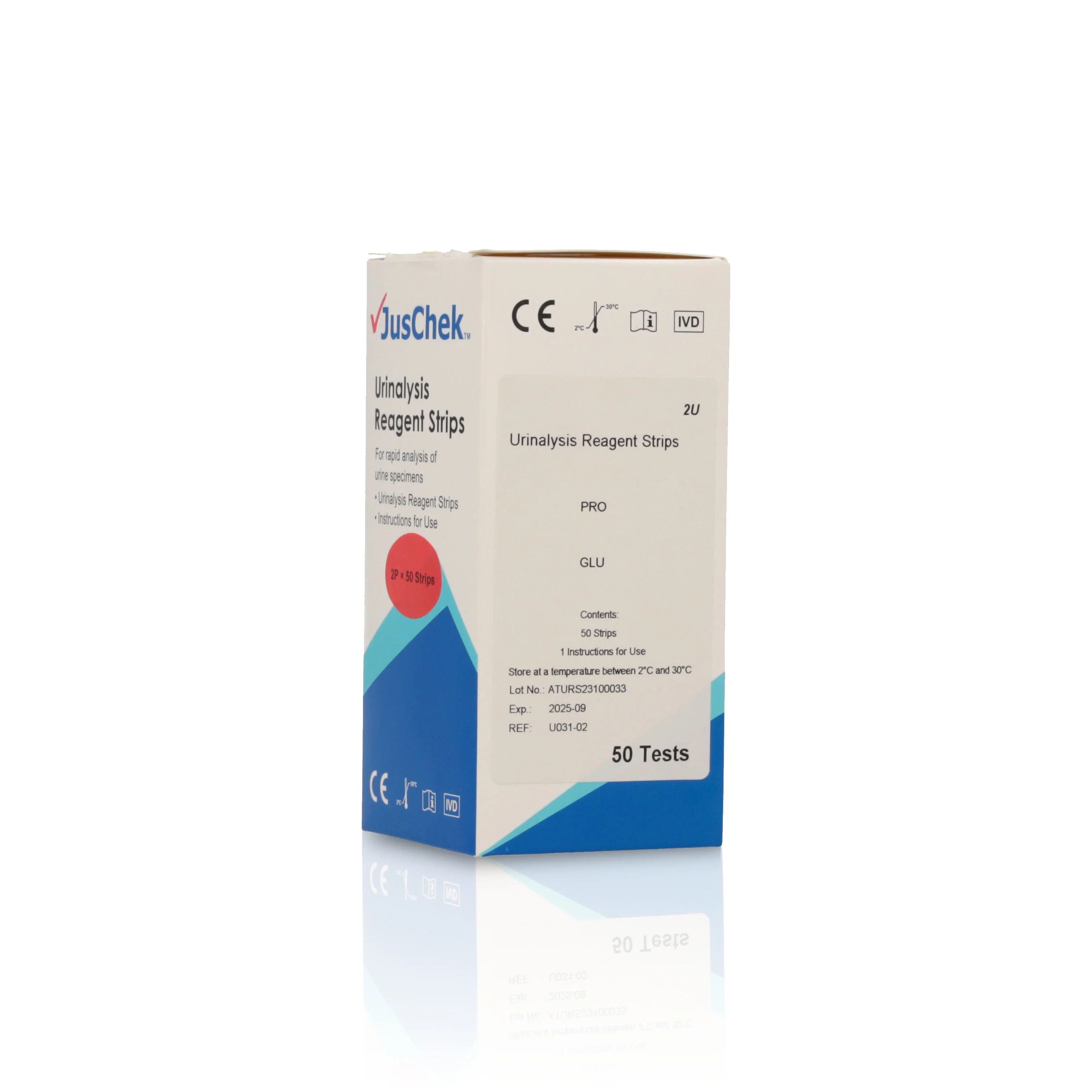 Juschek Urinalysis Strips - 2 Parameter (x50 Strips) - Image 4