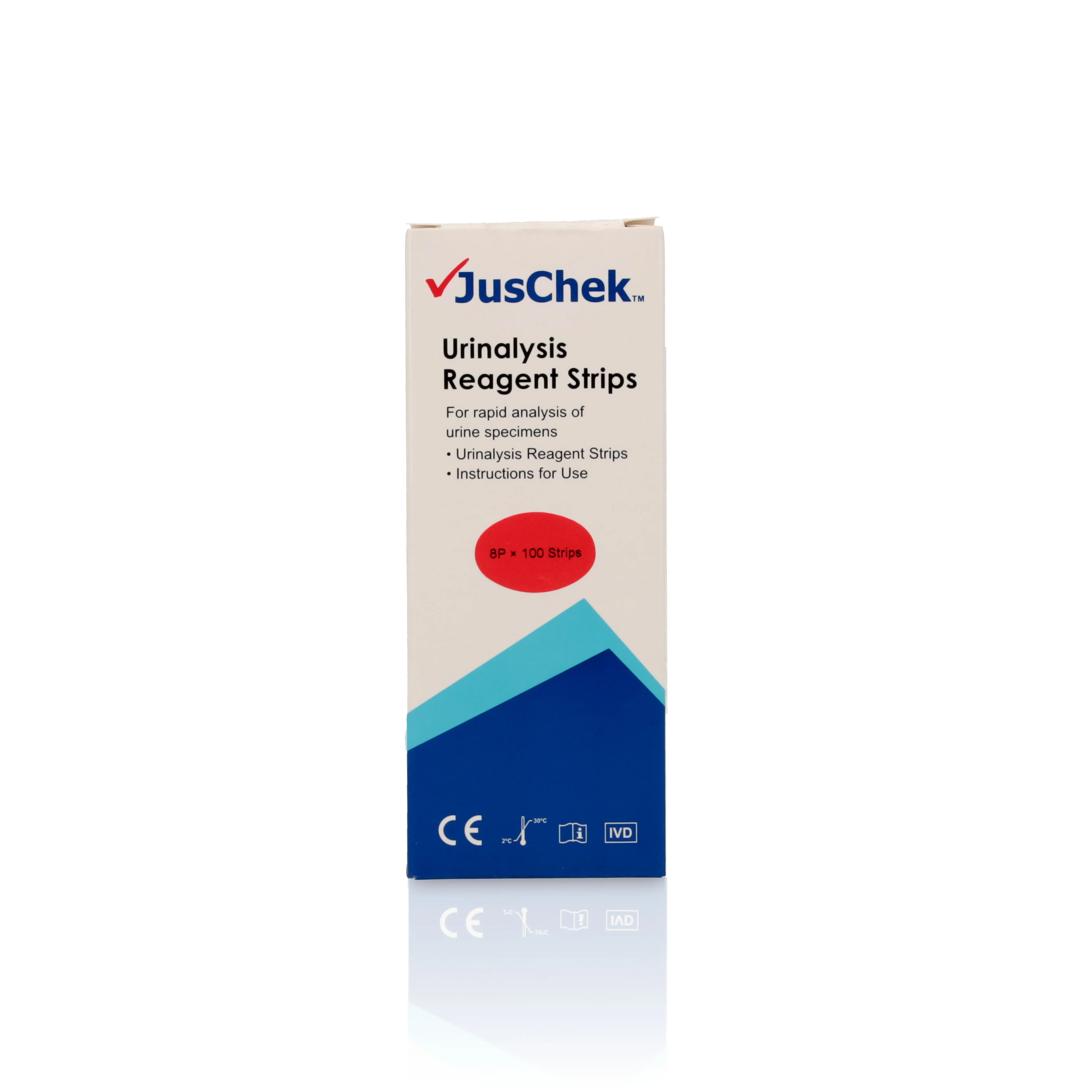 Juschek Urinalysis Strips - 8 Parameter (x100 Strips) - Image 2
