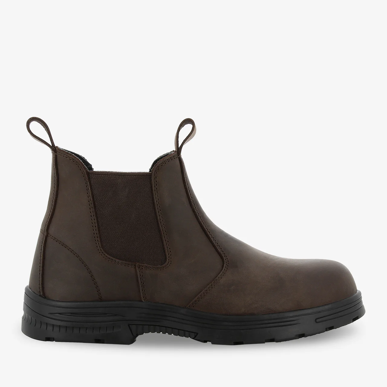 Jackman Unisex Chelsea Boots - Brown Leather - Image 6
