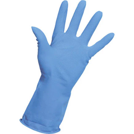 Keep Clean Rubber Gloves Blue Medium (PR)