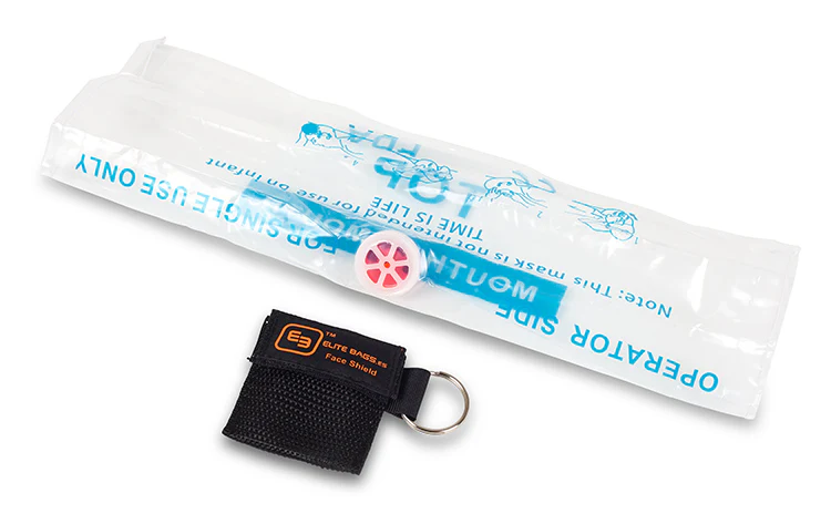 Key Ring CPR Mask Bag - Black - Image 3