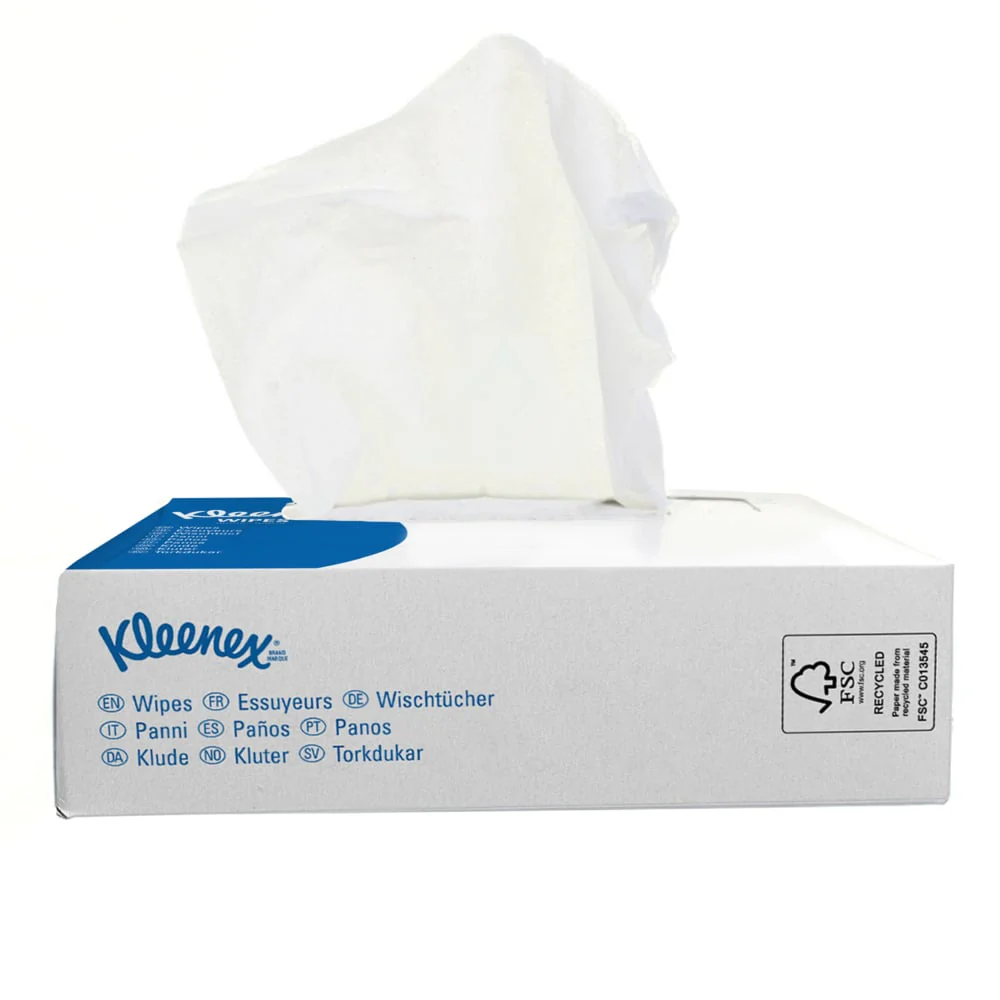 Kimcare Medical Wipe 2 Ply, 80 wipes per pack, 66 Packs per carton - Image 2