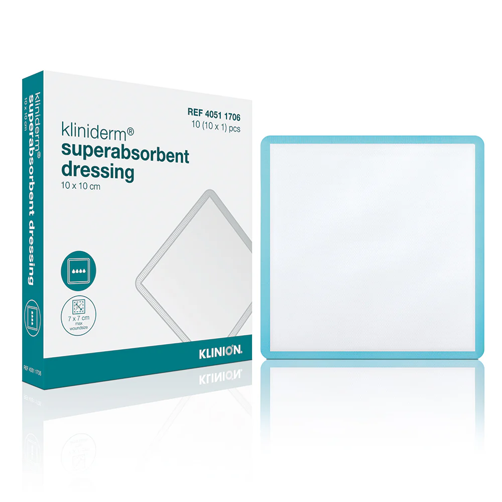 Klinderm super absorbent sterile 10 x 10cm - Pack of 10