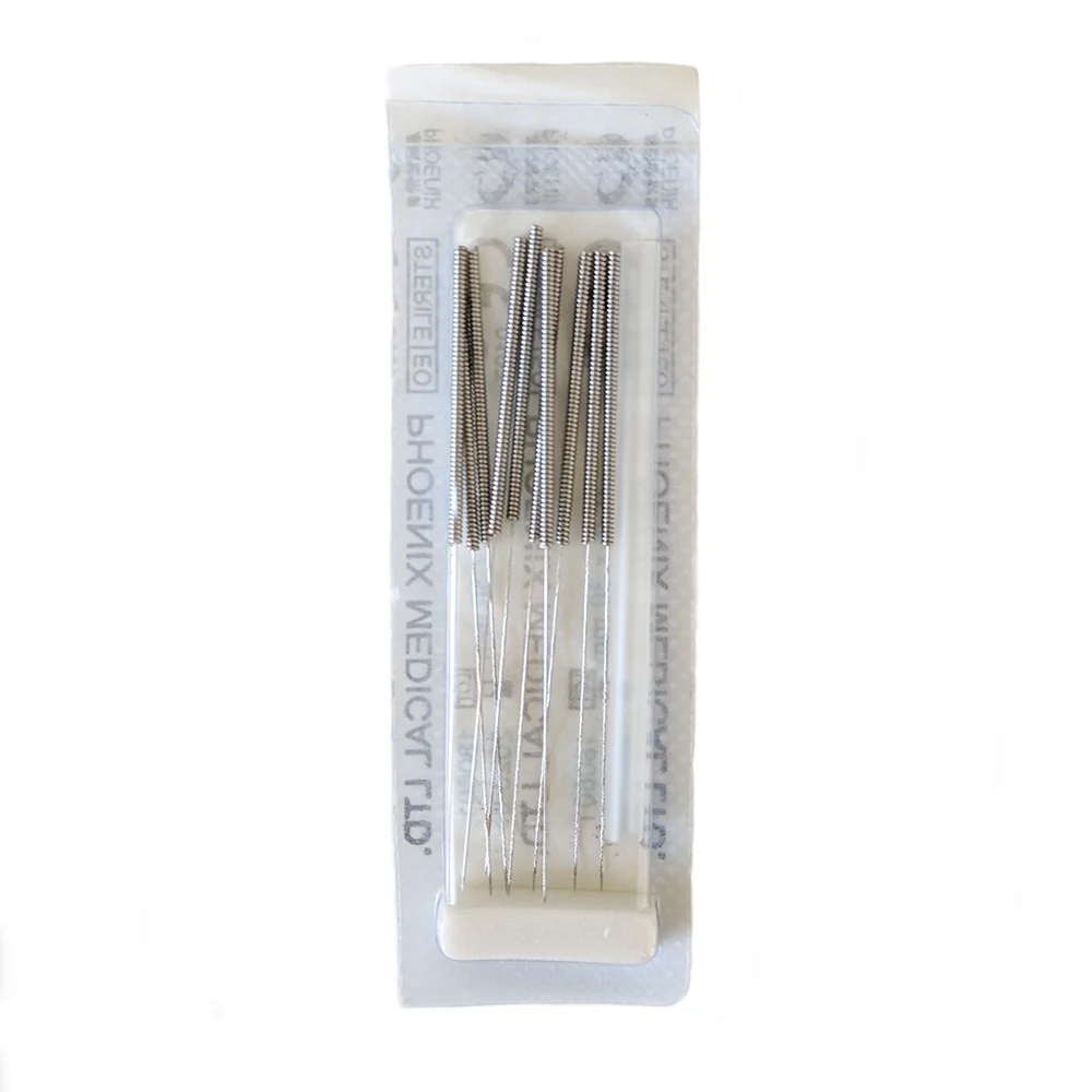 Korean S-Type Acupuncture Needles (10 in 1 with guide tube) 0.22 x 30mm - Image 2