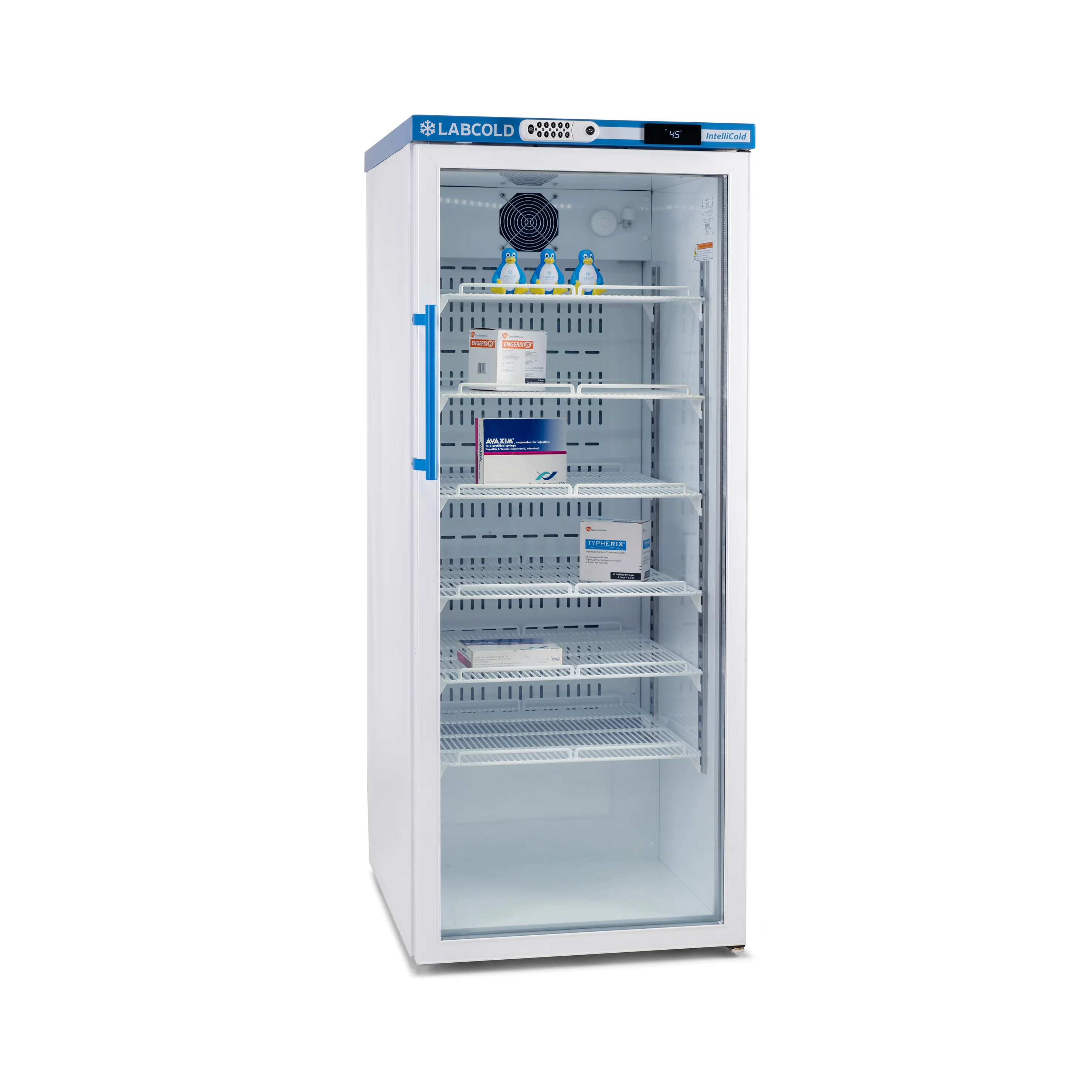 Labcold DigiLock Glass Door Free Standing Pharmacy & Vaccine Refrigerator - 340L