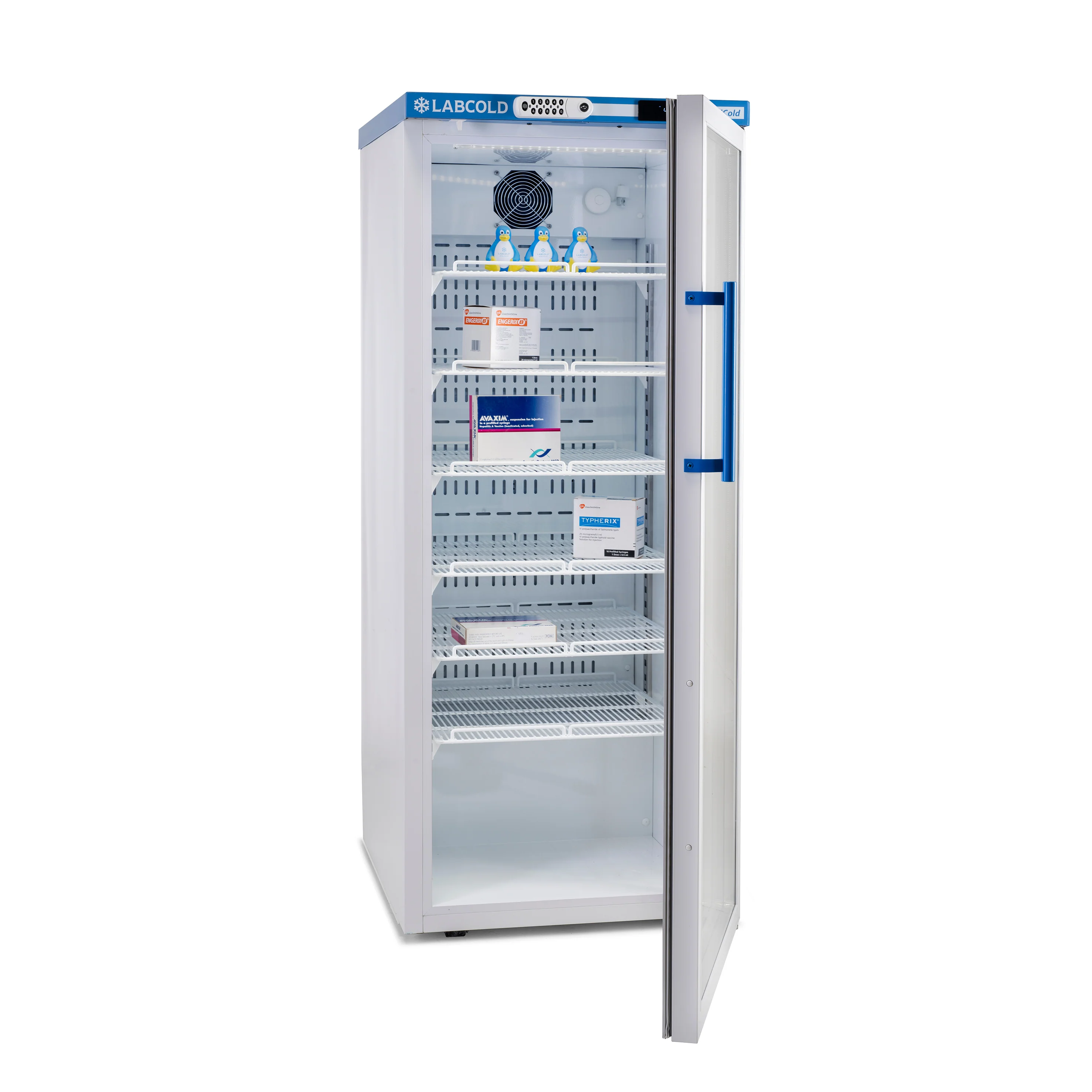 Labcold DigiLock Glass Door Free Standing Pharmacy & Vaccine Refrigerator - 340L - Image 2