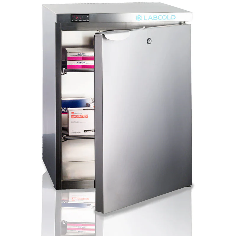 Labcold Pharmacy Refrigerator - 150L - Glass Door - S/Steel - RPFG05043
