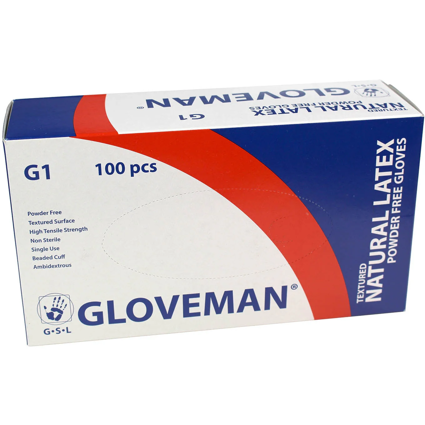 Latex Powder Free Gloves - Medium x 100