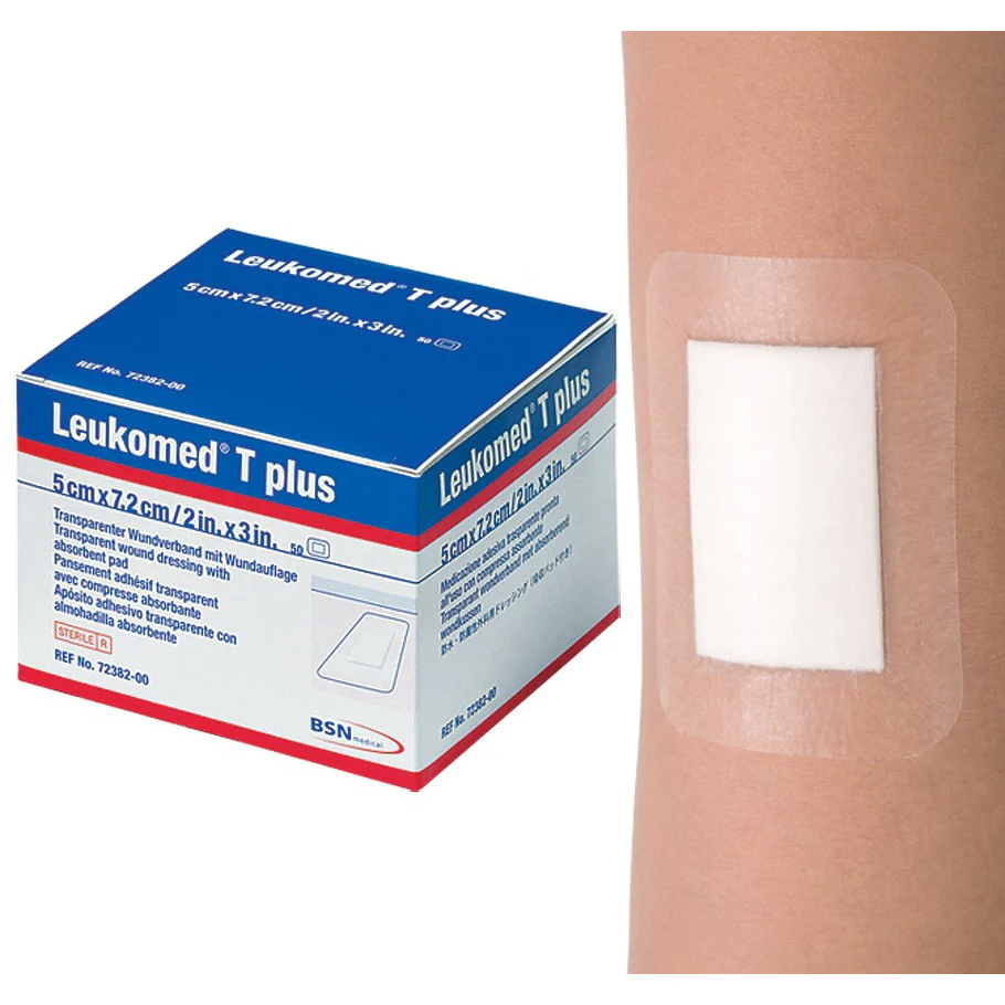 Leukomed T Plus Dressing 8cm x 10cm (pad size 4cm x 6cm) Pack of 50 - Image 2