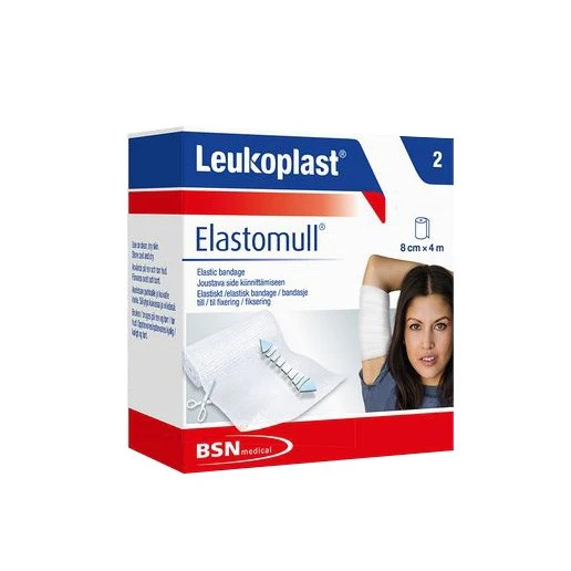 Leukoplast Elastomull - 2pcs  8cm x 4m