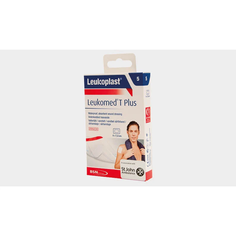 Leukoplast Leukomed T Plus - 5pcs 5cm x 7.2cm