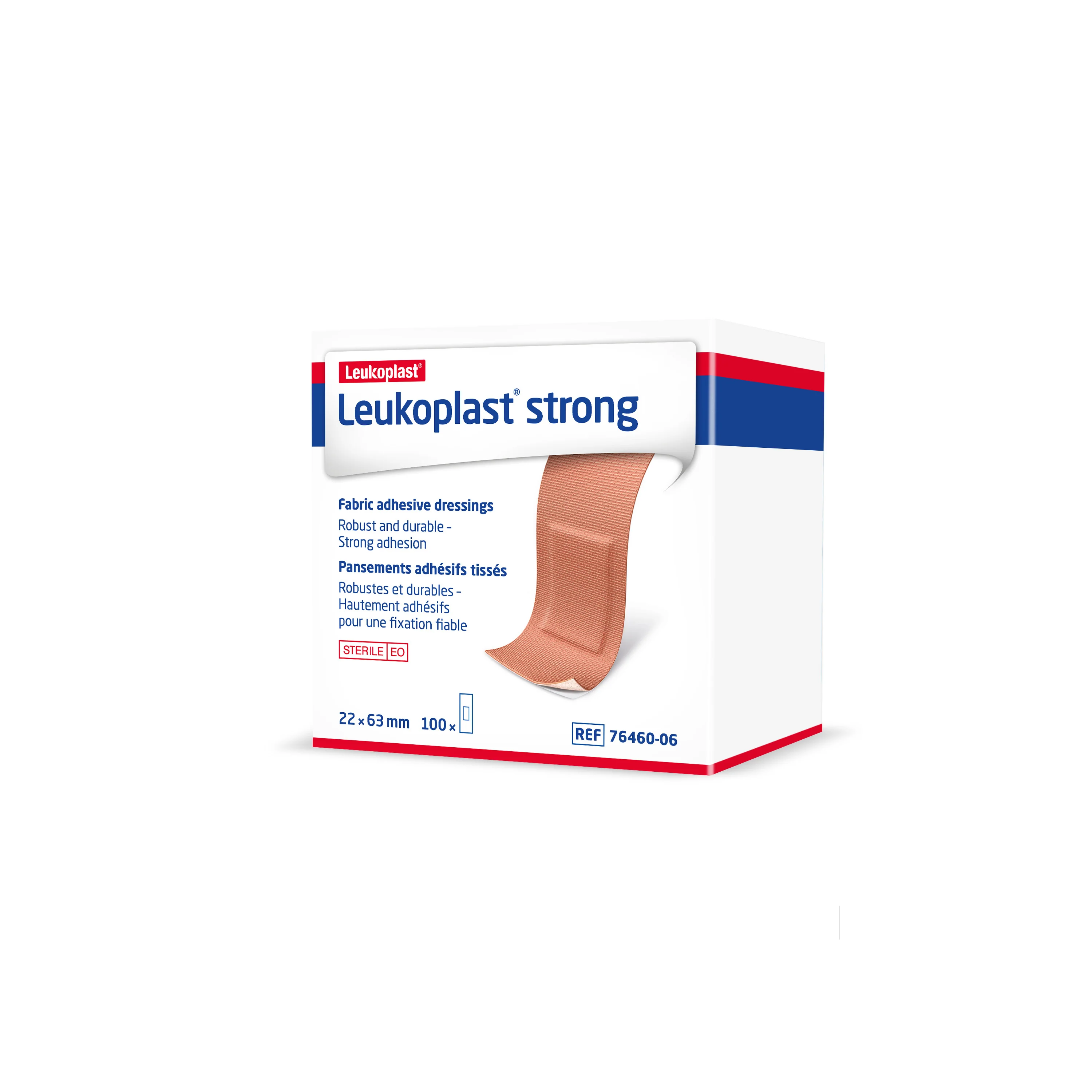 Leukoplast Strong 2.2cm X 6.3cm (Pack of 100). - Image 2