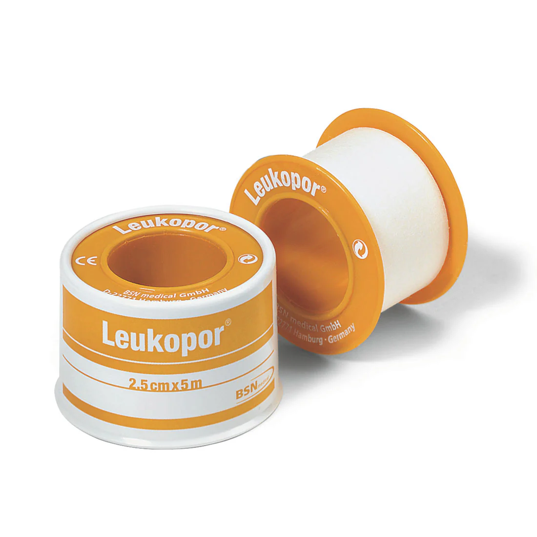 Leukopor® 5.0cm x 5m Zinc Surgical Adhesive Tape per Roll - Image 2