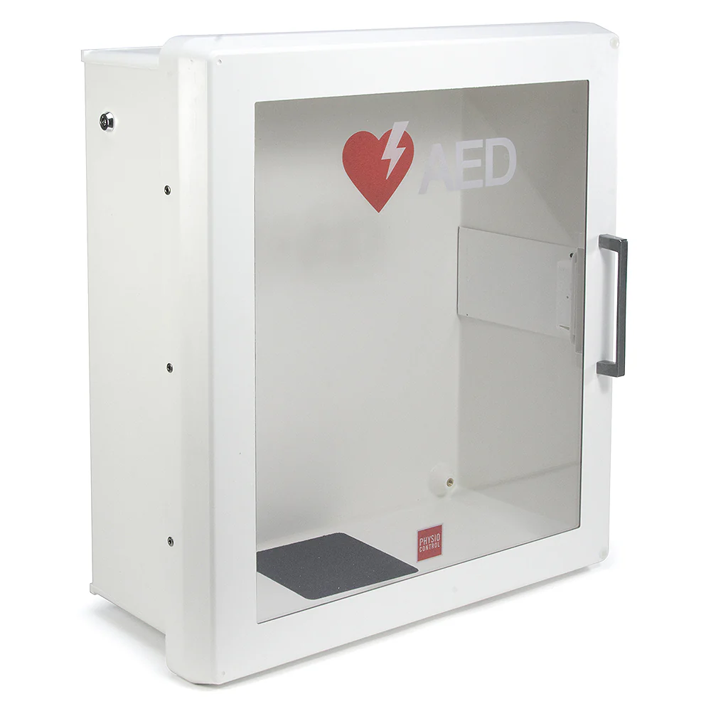 Lifepak CR2 Wall Cabinet, Surface Mount, Alarm, Lifepak CR2