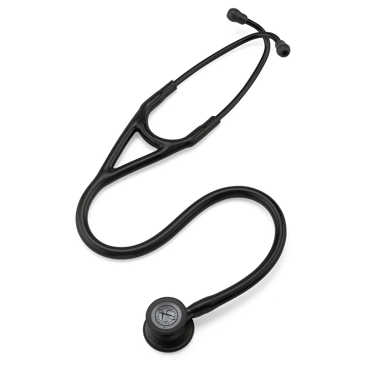 Littmann Cardiology IV Diagnostic Stethoscope: All Black 6163 - Over Engraved - Image 7