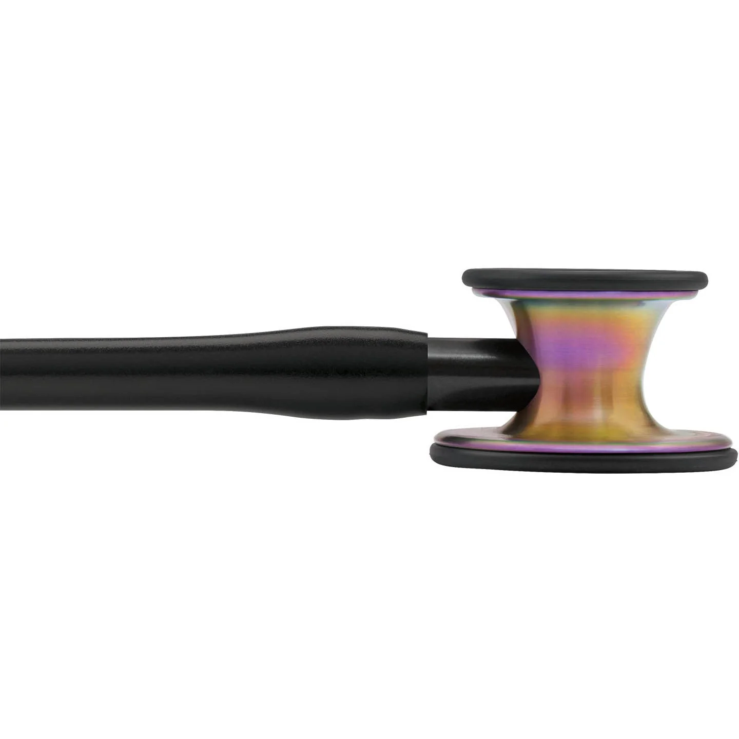Littmann Cardiology IV Diagnostic Stethoscope: Black & Rainbow 6165 - Over Engraved - Image 5