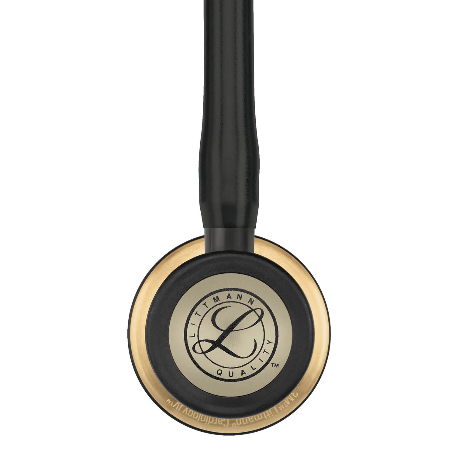 Littmann Cardiology IV Diagnostic Stethoscope: Brass & Black 6164 - Over Engraved - Image 4