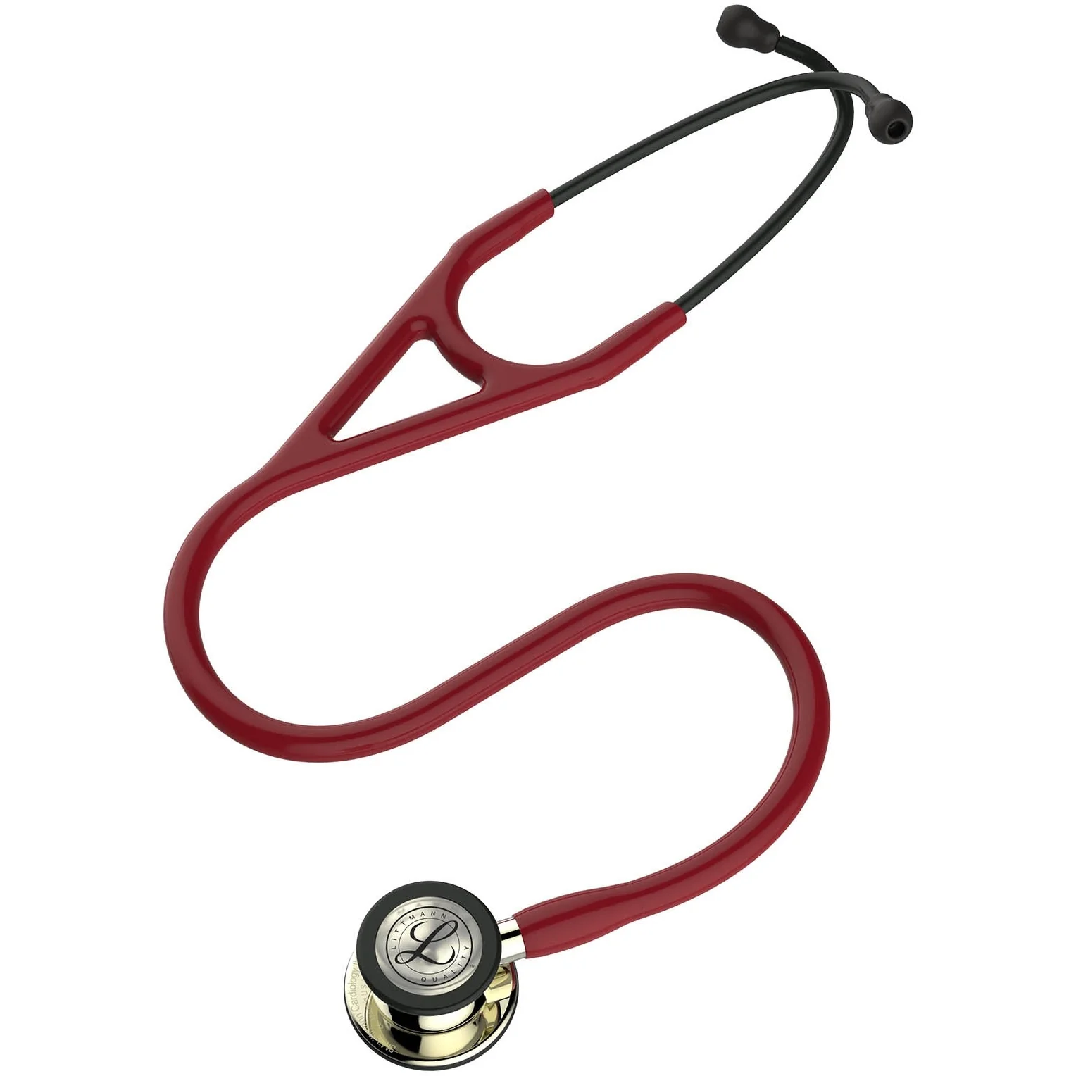 Littmann Cardiology IV Diagnostic Stethoscope: Champagne & Burgundy Tube 6176 - Image 5