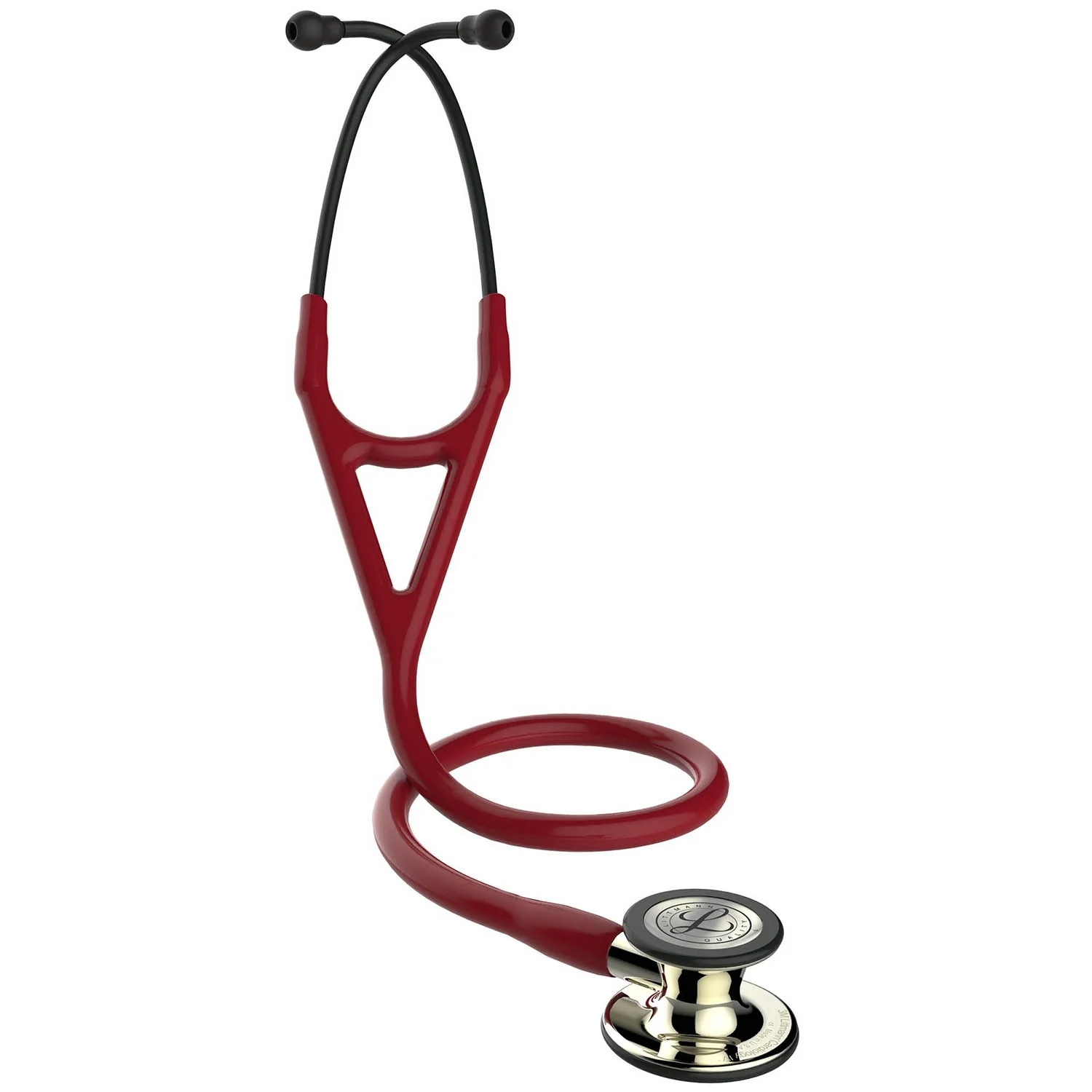 Littmann Cardiology IV Diagnostic Stethoscope: Champagne & Burgundy Tube 6176 - Image 8