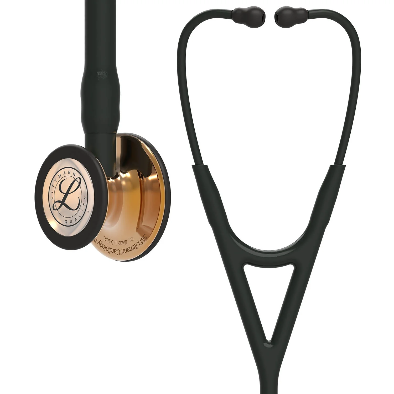 Littmann Cardiology IV Diagnostic Stethoscope: High Polish Copper & Black - 6180