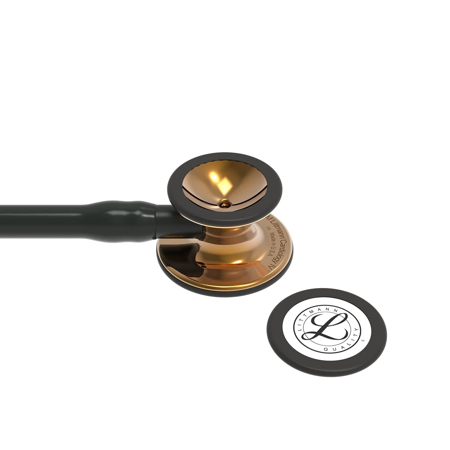 Littmann Cardiology IV Diagnostic Stethoscope: High Polish Copper & Black - 6180 - Image 4