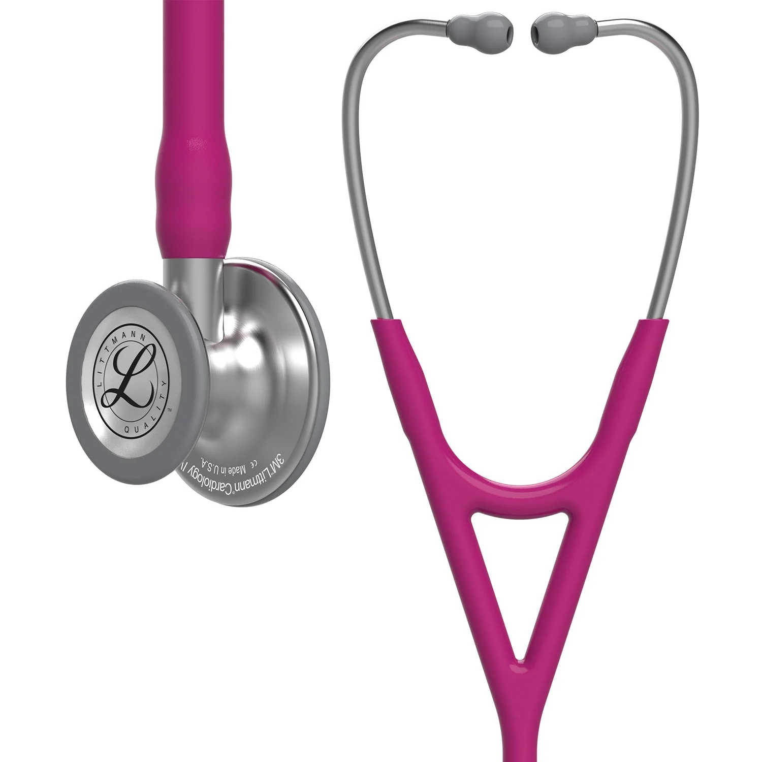 Littmann Cardiology IV Diagnostic Stethoscope: Raspberry 6158 - Over Engraved - Image 2