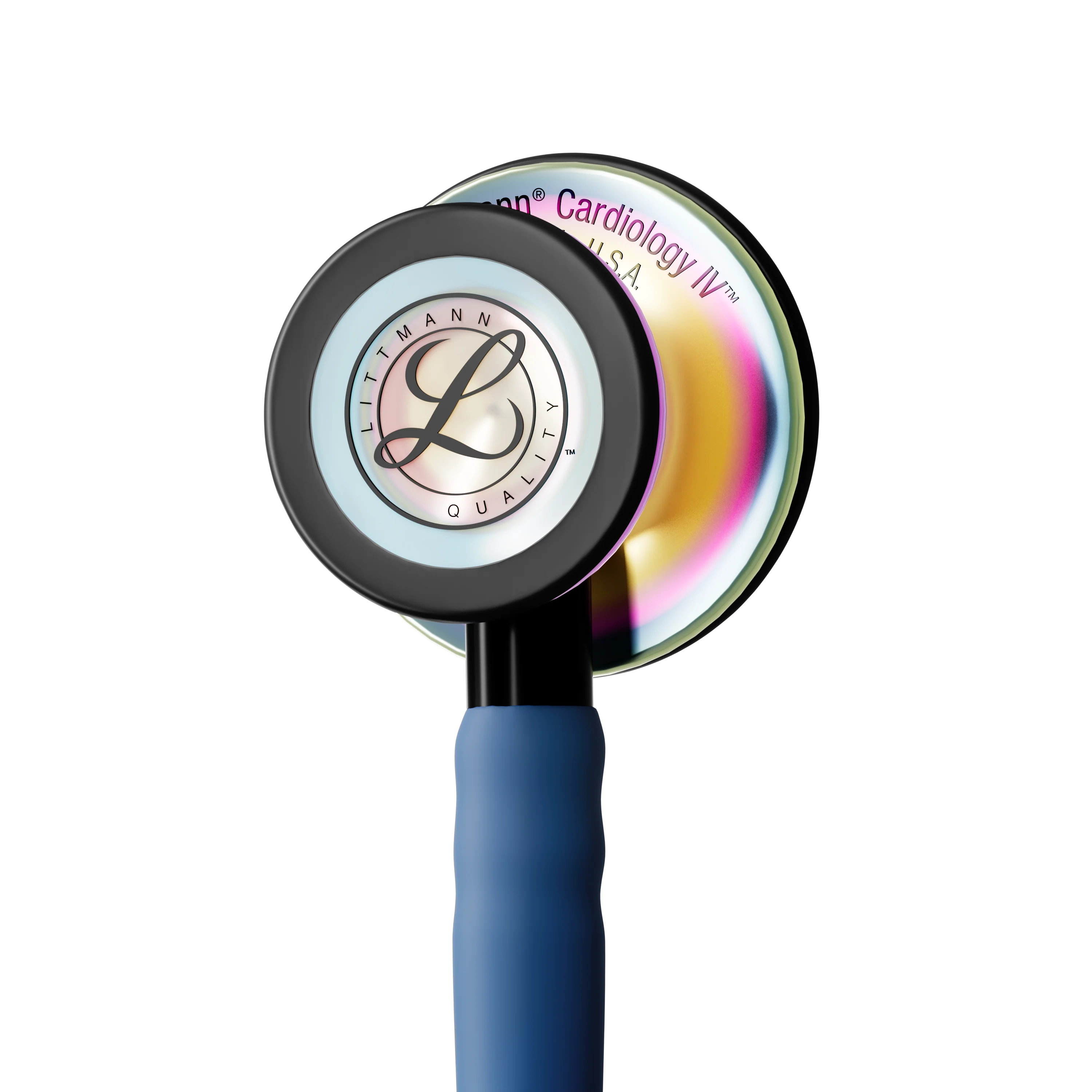 Littmann Cardiology IV Diagnostic Stethoscope: Satin Navy Blue Tube 6242C - Image 3