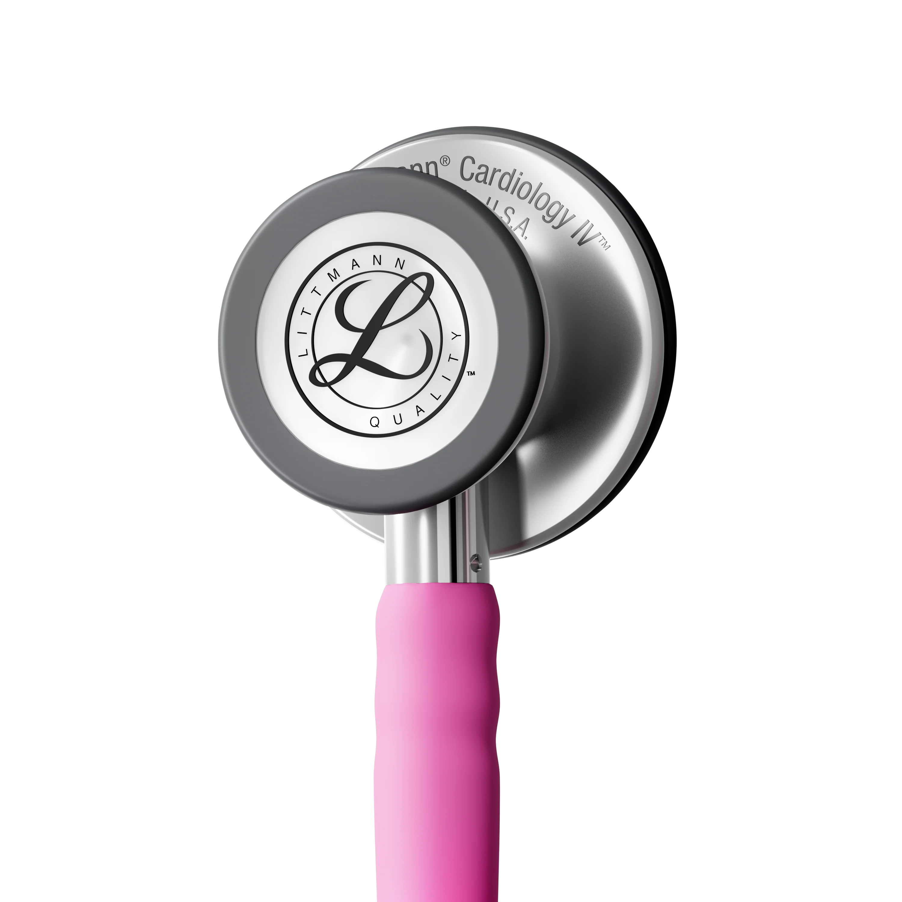 Littmann Cardiology IV Diagnostic Stethoscope: Satin Rose Pink Tube 6159C - Image 4