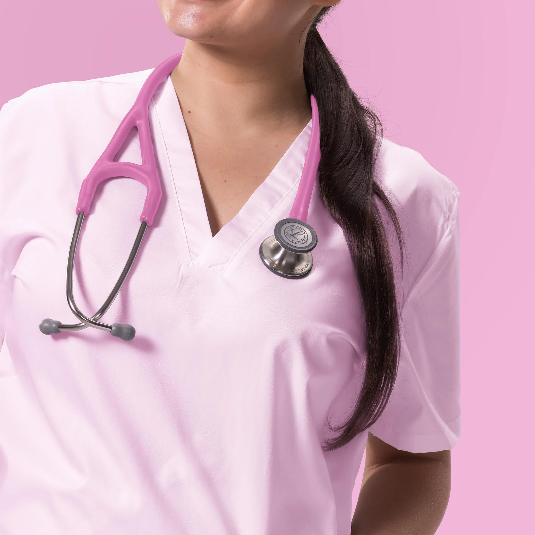 Littmann Cardiology IV Diagnostic Stethoscope: Satin Rose Pink Tube 6159C - Image 6