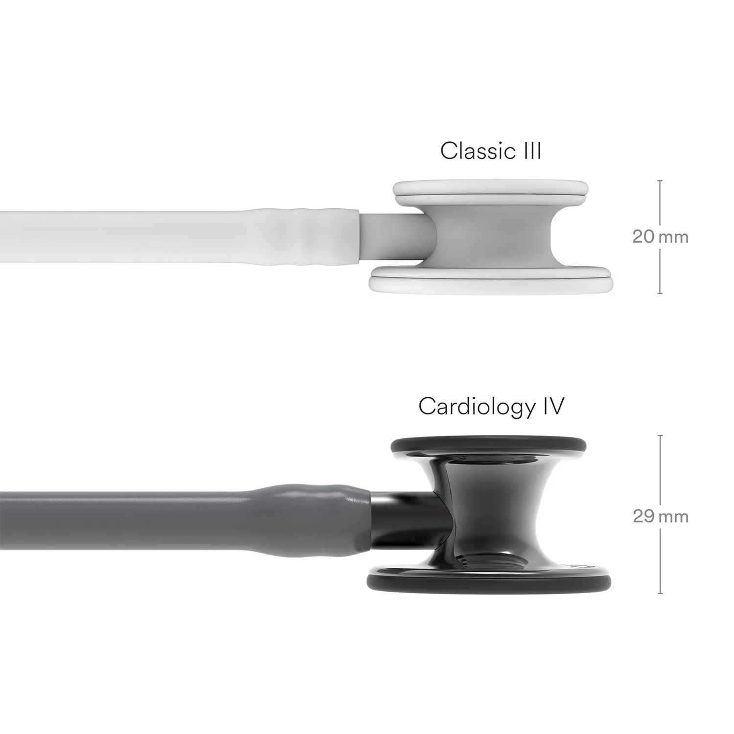 Littmann Cardiology IV Diagnostic Stethoscope: Smoke & Grey - Smoke Stem 6238 - Image 3