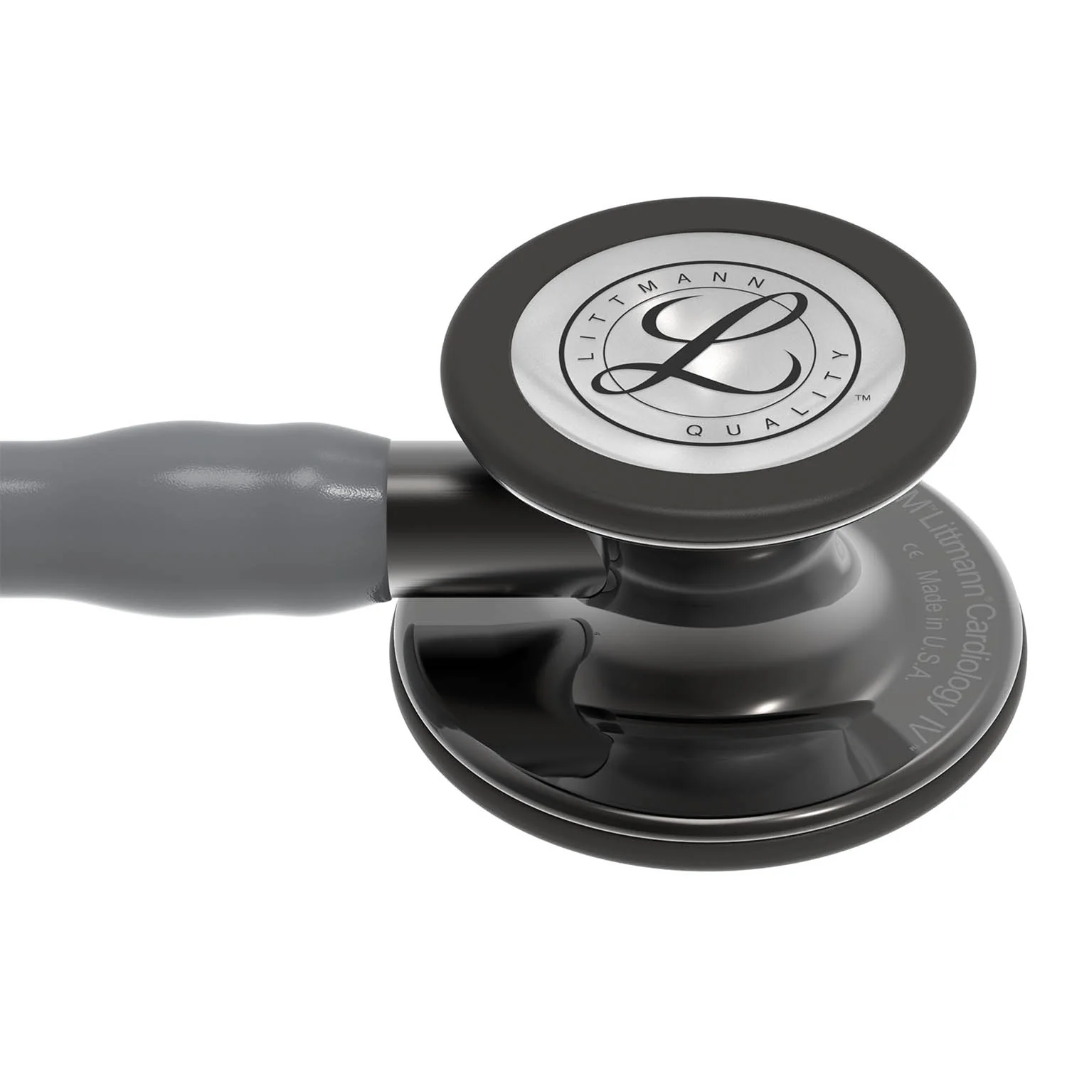 Littmann Cardiology IV Diagnostic Stethoscope: Smoke & Grey - Smoke Stem 6238 - Image 4