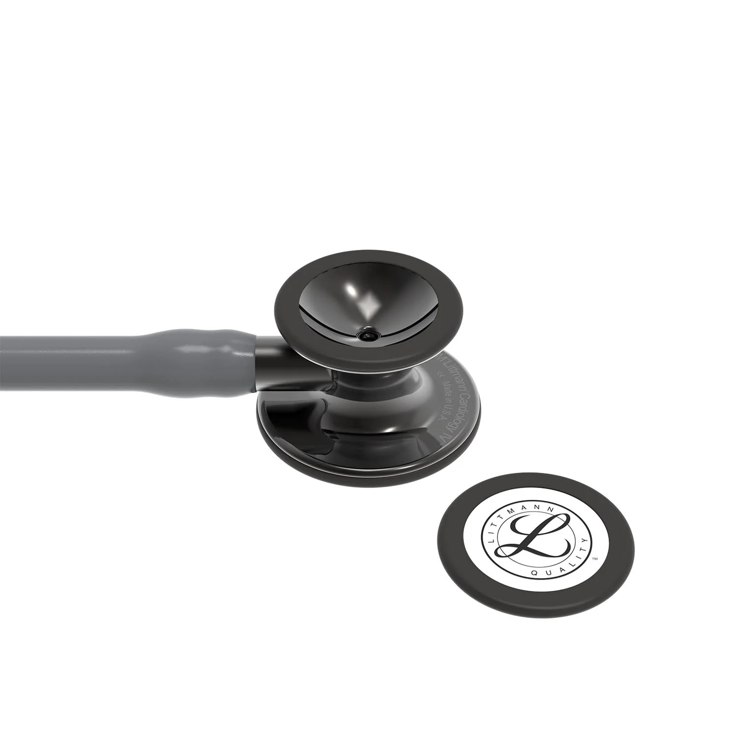 Littmann Cardiology IV Diagnostic Stethoscope: Smoke & Grey - Smoke Stem 6238 - Image 5