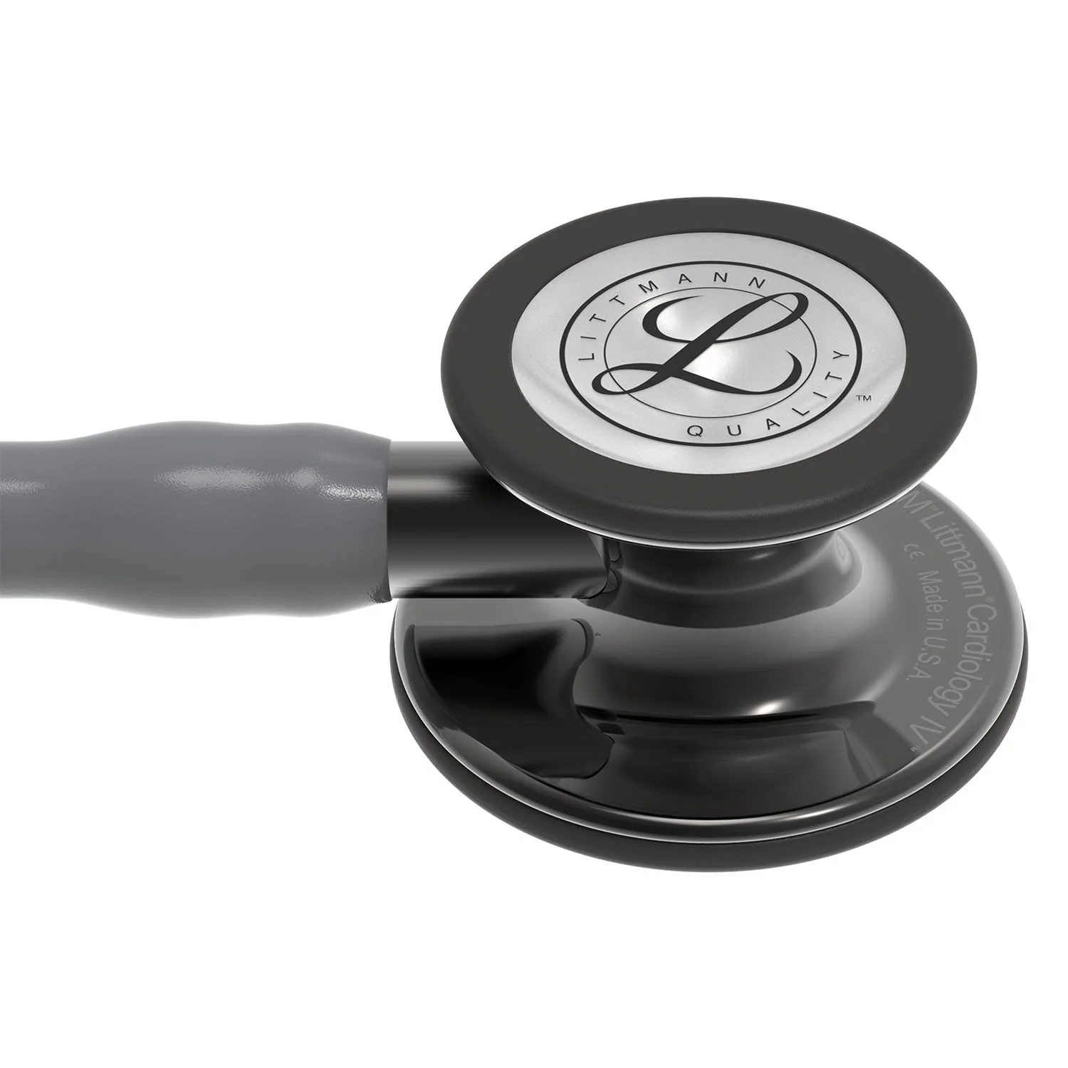 Littmann Cardiology IV Diagnostic Stethoscope: Smoke & Grey - Smoke Stem 6238 - Over Engraved - Image 5
