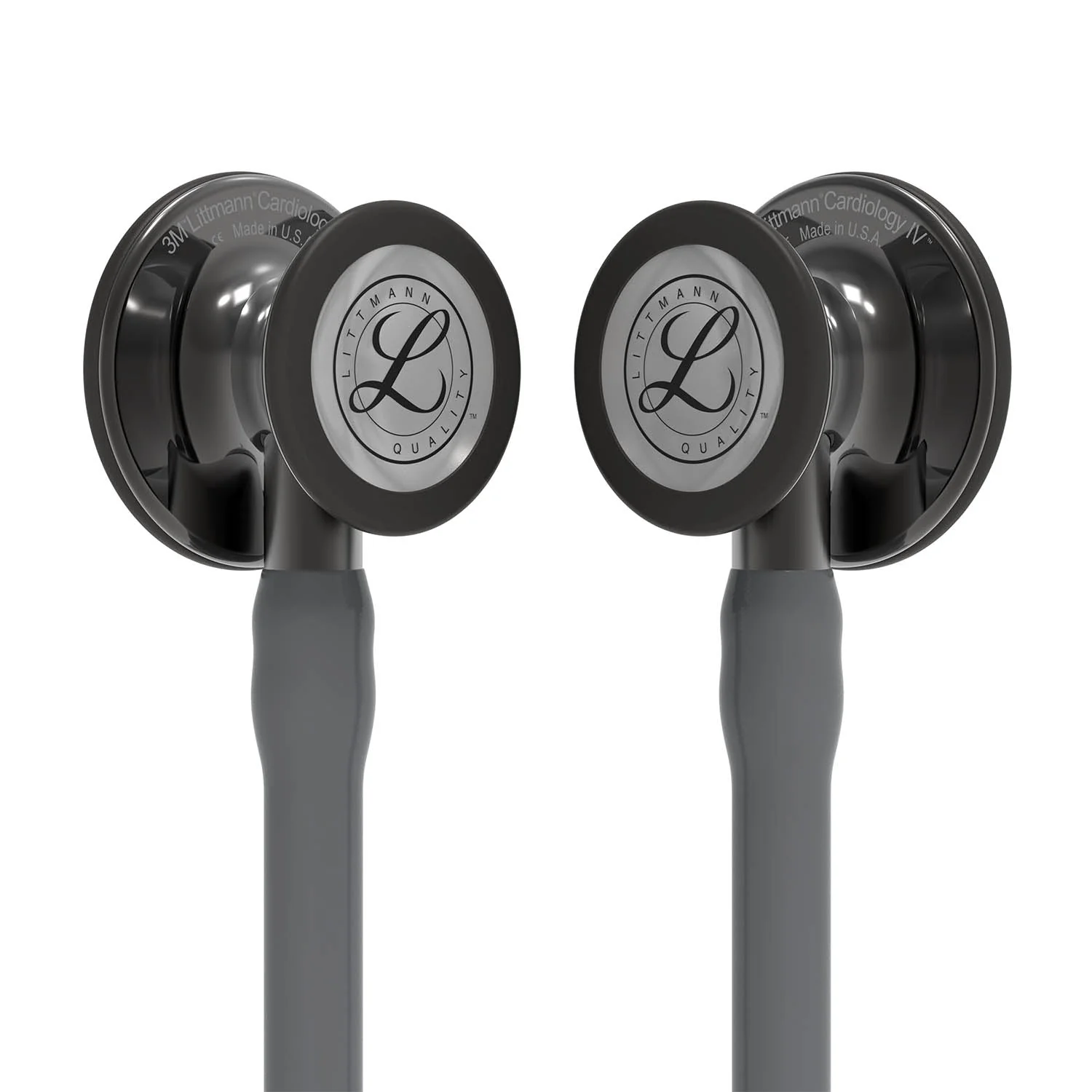 Littmann Cardiology IV Diagnostic Stethoscope: Smoke & Grey - Smoke Stem 6238 - Over Engraved - Image 7