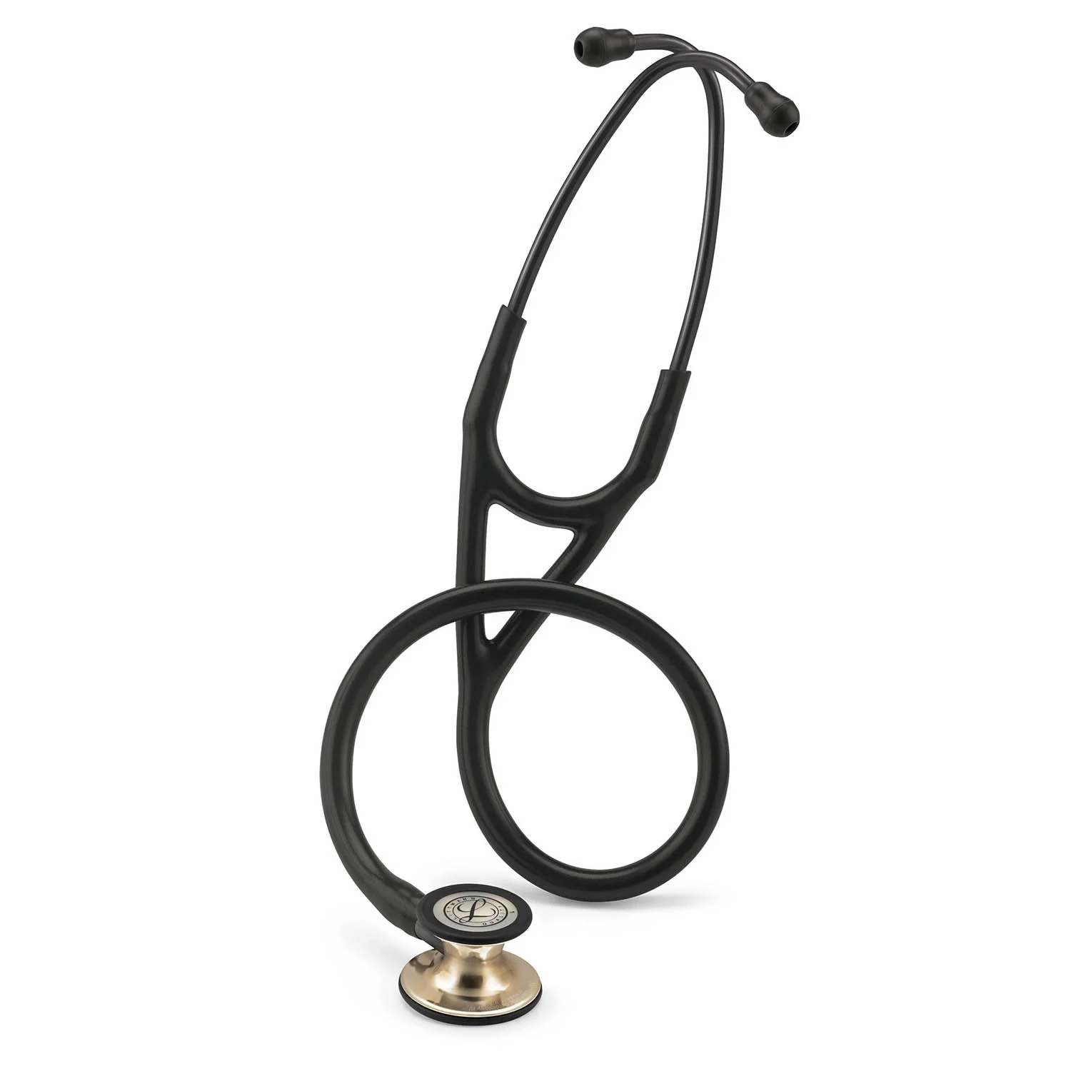 Littmann Cardiology IV Diagnostic Stethoscope: Black - Champagne Finish 6179 - Image 5